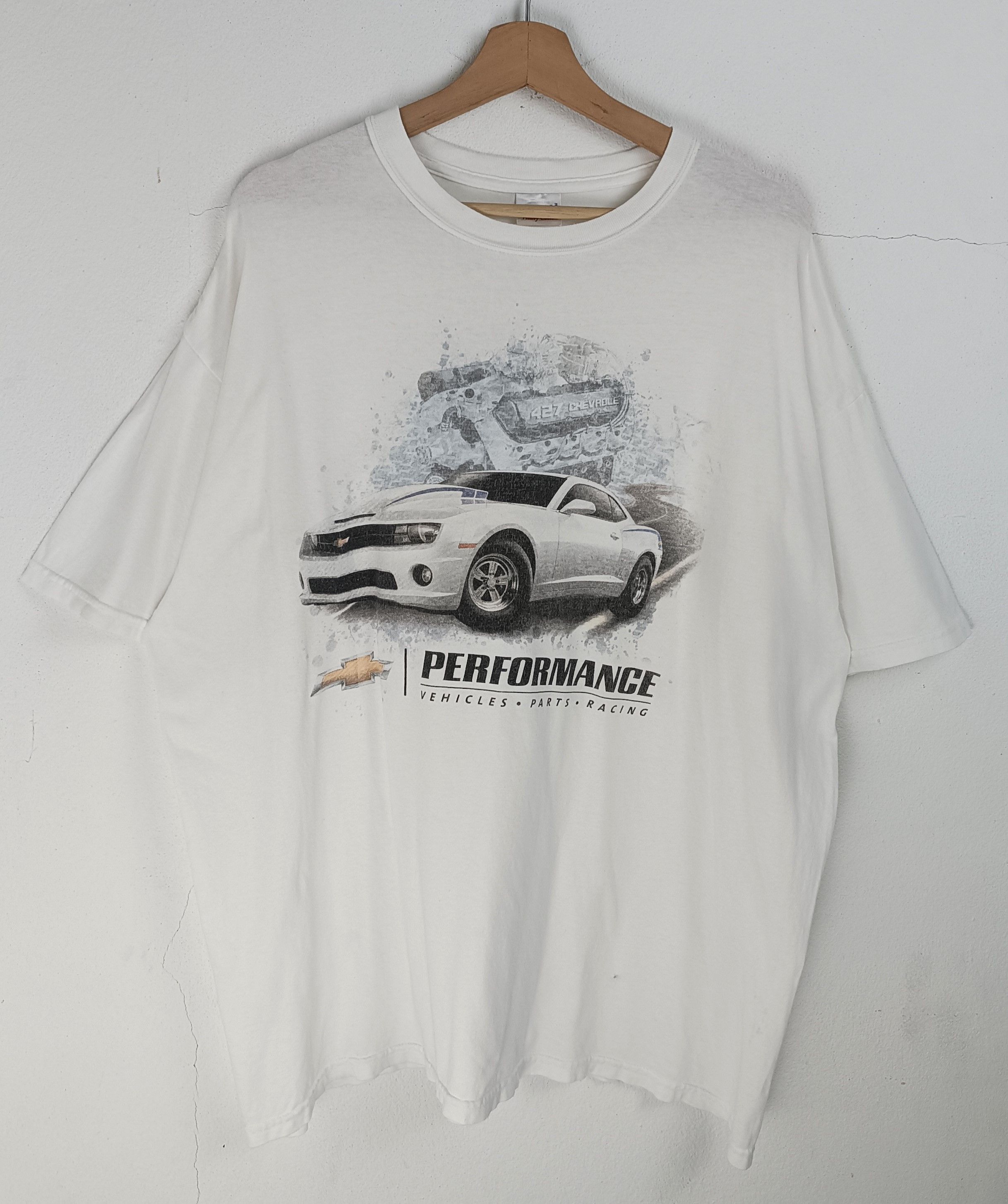 Chevrolet VINTAGE CHEVROLET CAMARO RACING CHEVY TEE FORD HELLCAT Size US XL / EU 56 / 4 - 3 Thumbnail
