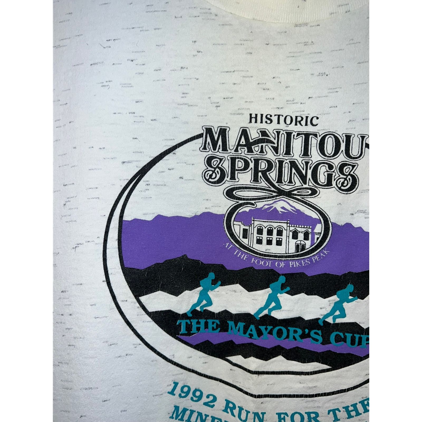 Vintage Vintage Manitou Springs Shirt Run For Mineral The Mayors Cup Size US L / EU 52-54 / 3 - 3 Thumbnail