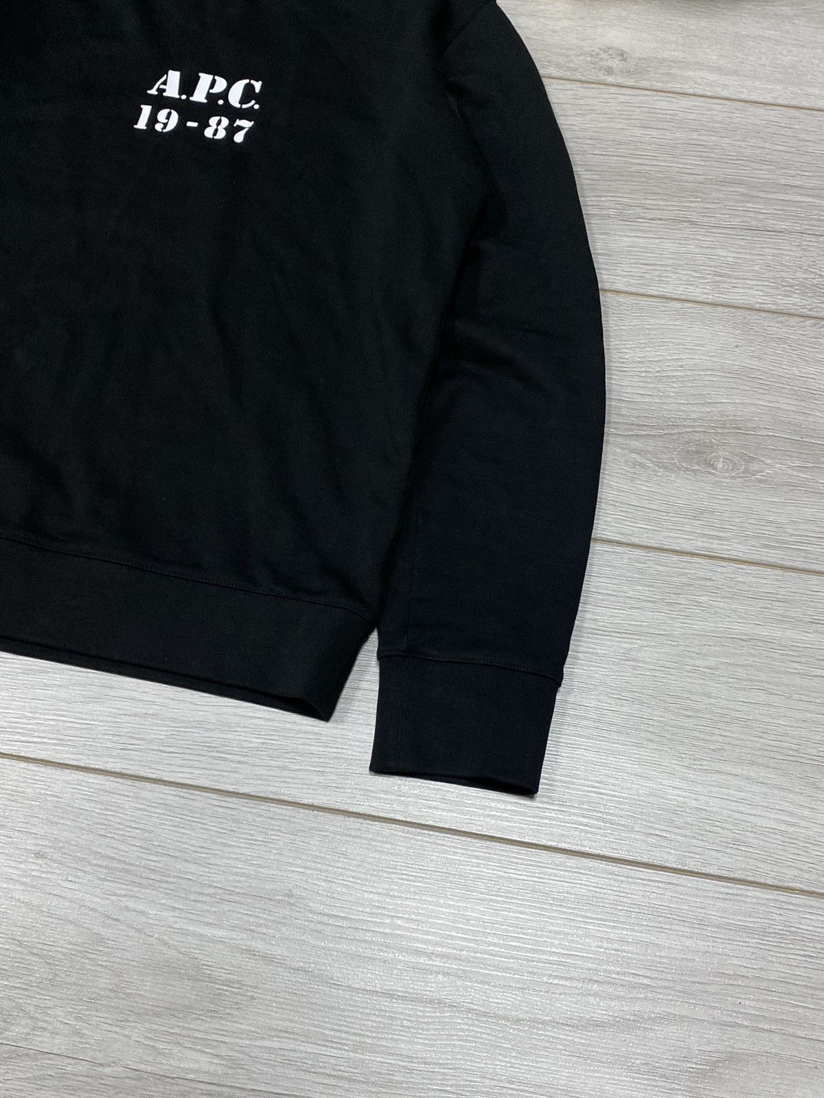 A.P.C. A.P.C. 1987 sweatshirt big logo Rue madame Paris Size US S / EU 44-46 / 1 - 6 Thumbnail