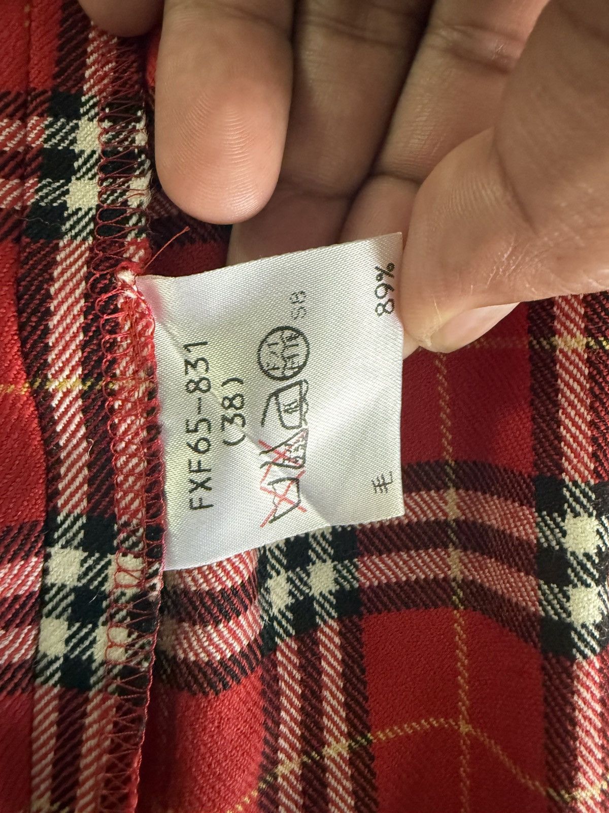 VINTAGE SEDITIONARIES BURBERRY’S LONDON MINI SKIRT CHECKERED