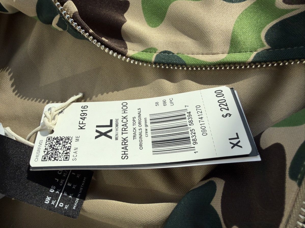 Adidas × Bape KF4916 Men’s XL adidas X BAPE® SS26 SHARK TRACK HOODIE Size US XL / EU 56 / 4 - 14 Thumbnail
