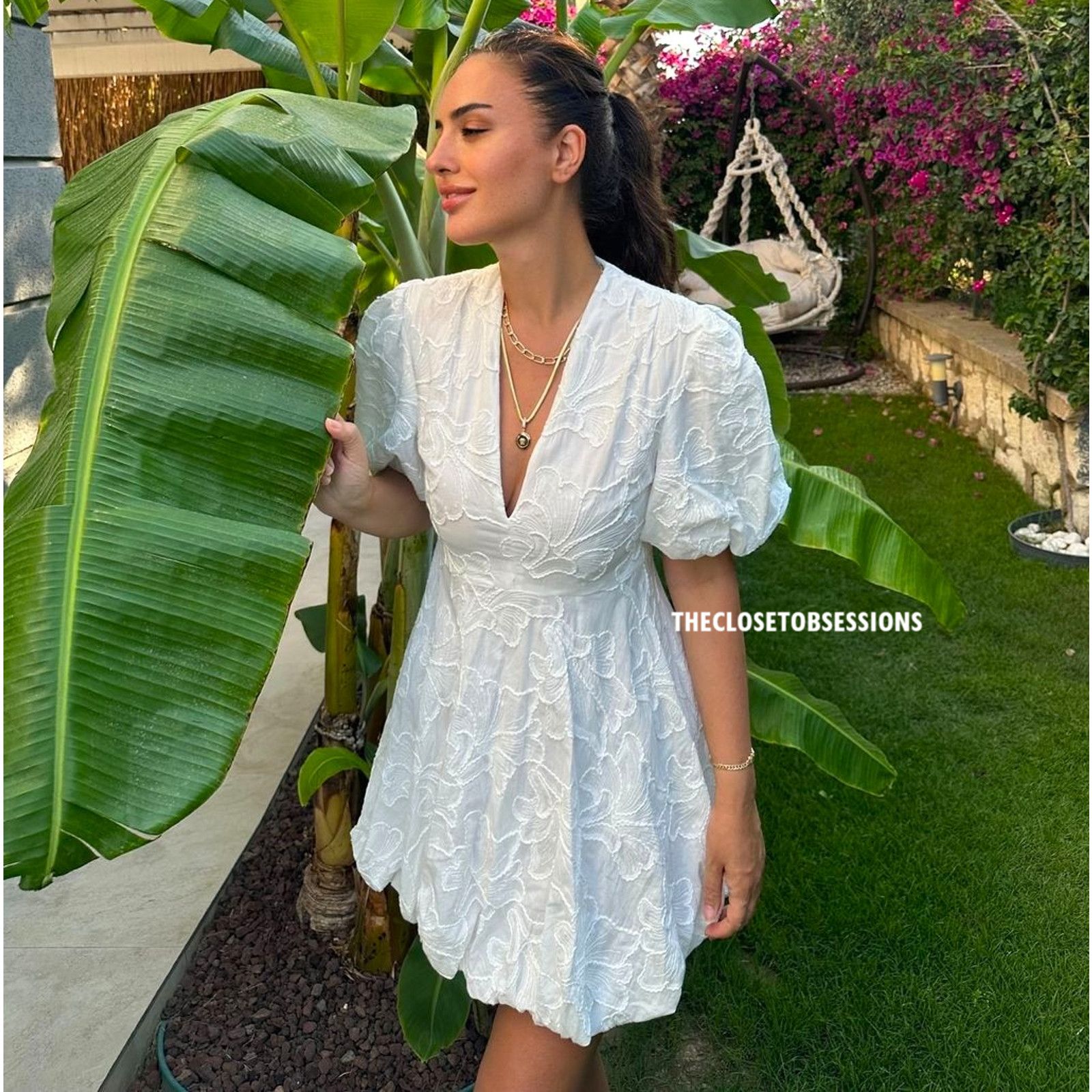 Zara RARE!!! ZARA BLOGGER FAVE!!! Balloon Hem Mini Dress NWT Size L / US 10 / IT 46 - 2 Thumbnail