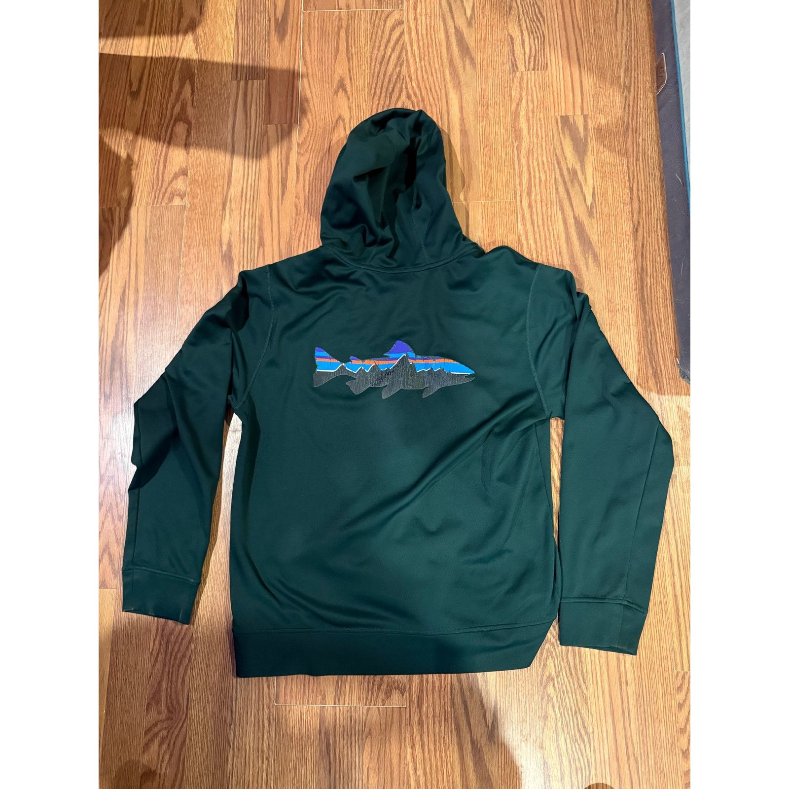 Patagonia Patagonia Green FullZip Hoodie Performance Jacket Men Medium Size US M / EU 48-50 / 2 - 5 Thumbnail