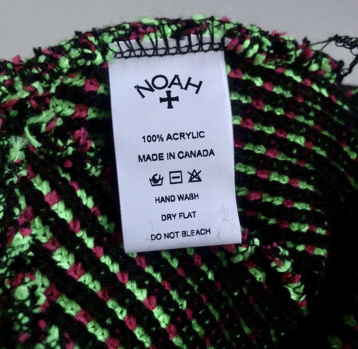 Noah Noah Tri-Color beanie Size ONE SIZE - 4 Thumbnail