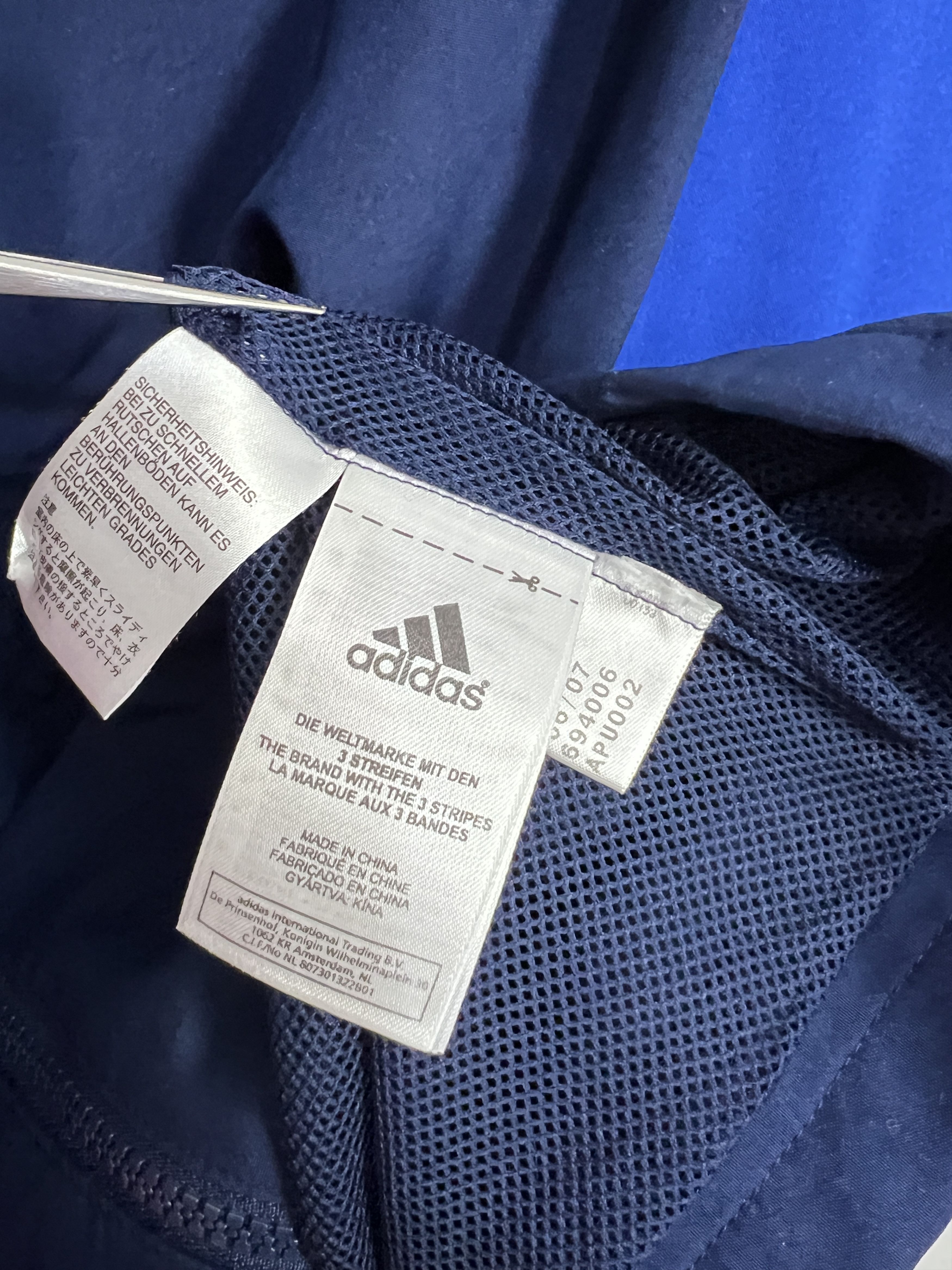 Adidas Vintage Chelsea Football Train Jacket Soccer Track Top Size US L / EU 52-54 / 3 - 9 Thumbnail