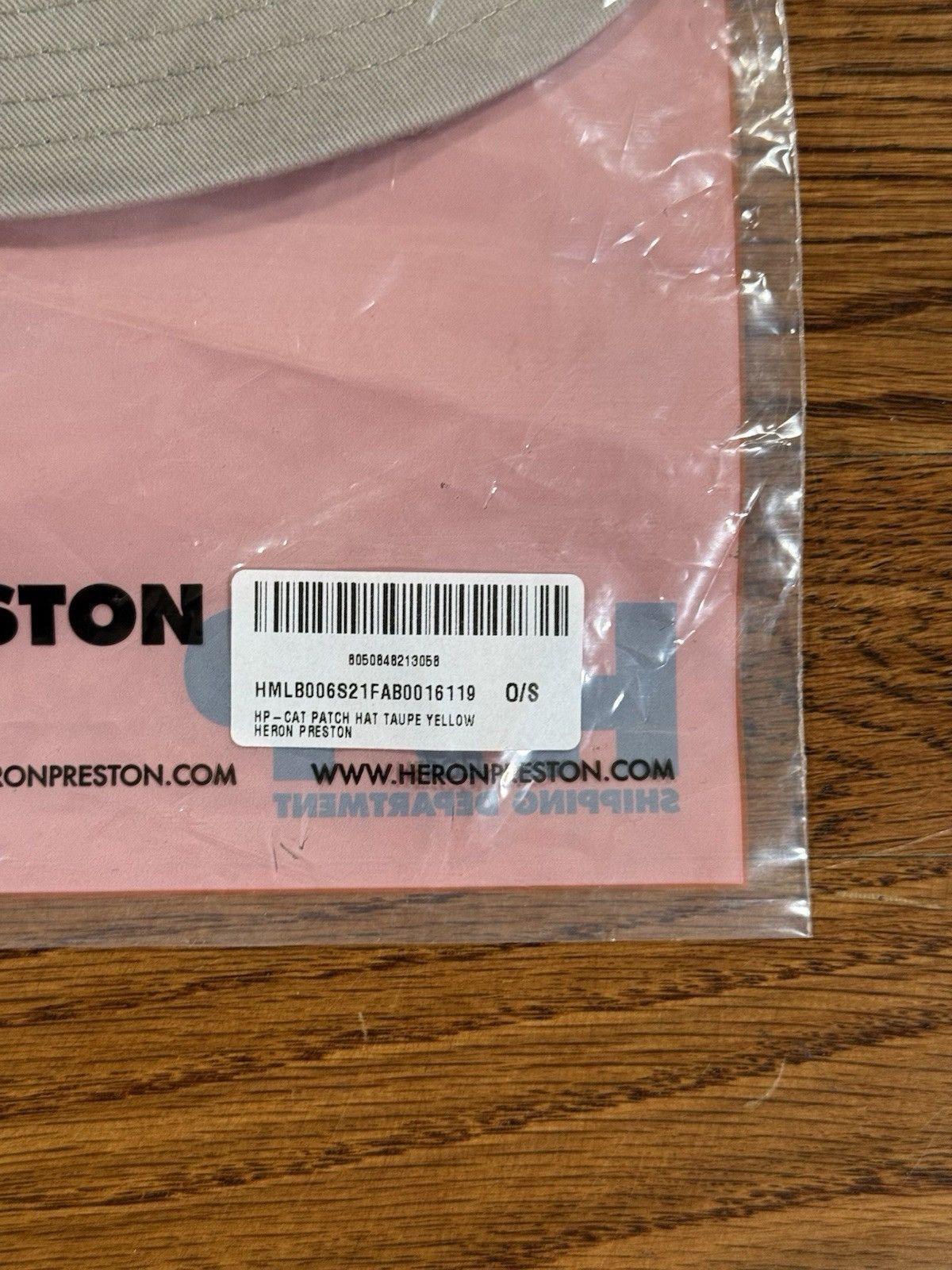 Heron Preston Heron Preston x Caterpillar Patch Baseball Cap Hat Beige Size ONE SIZE - 14 Thumbnail