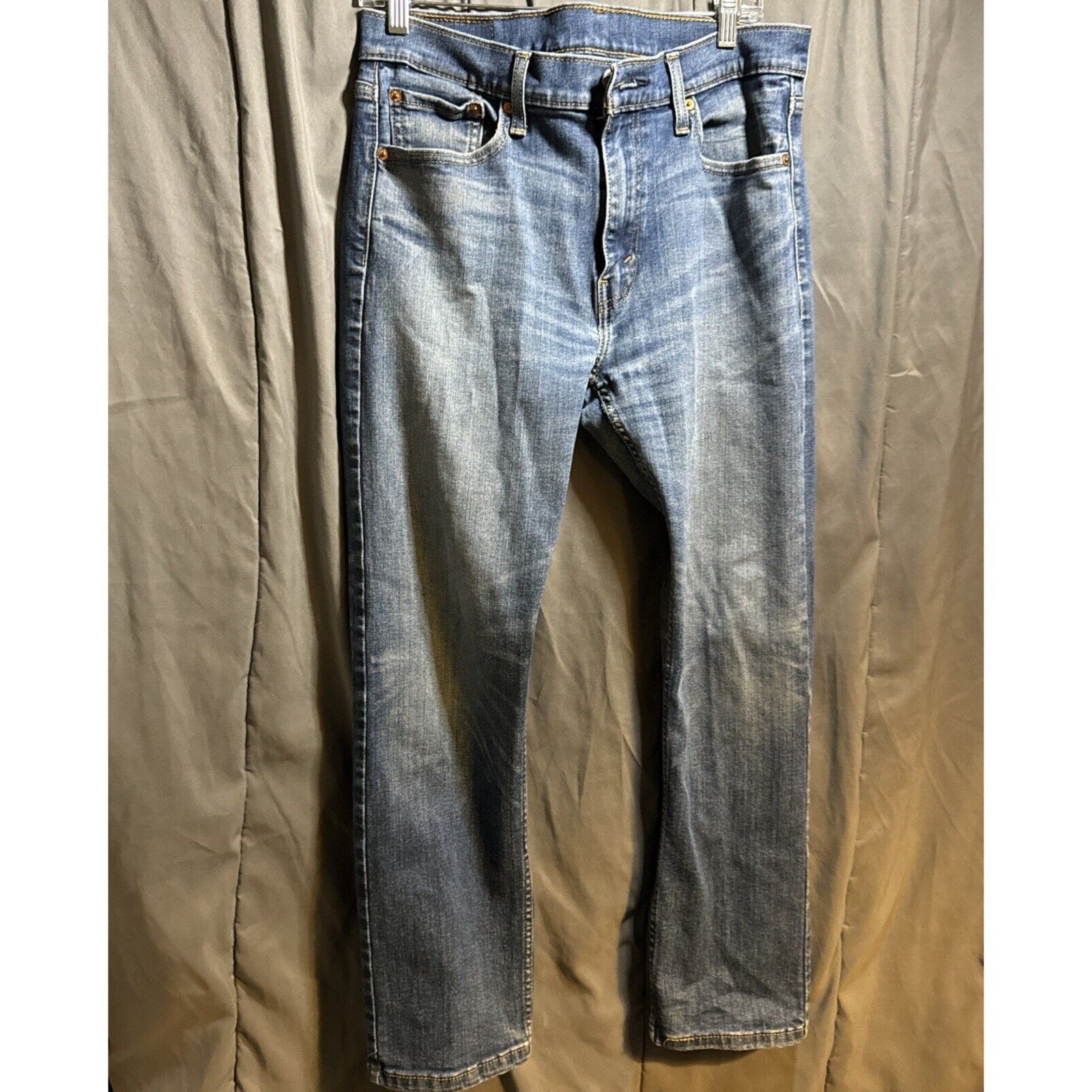 Levi's Levi's 513 Men's Jeans Size 33x30 Slim Fit Straight Leg Stre Size US 33 - 5 Thumbnail