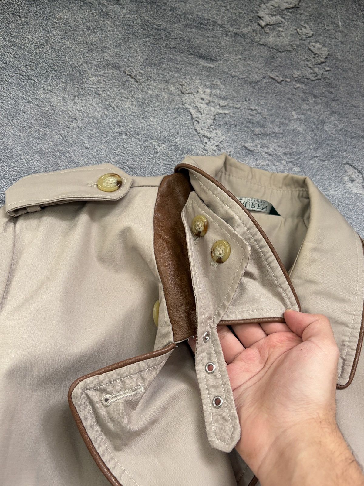 Lauren Ralph Lauren Lauren Ralph Lauren Clay Beige Double Breasted Trench XL Size XL / US 12-14 / IT 48-50 - 7 Thumbnail