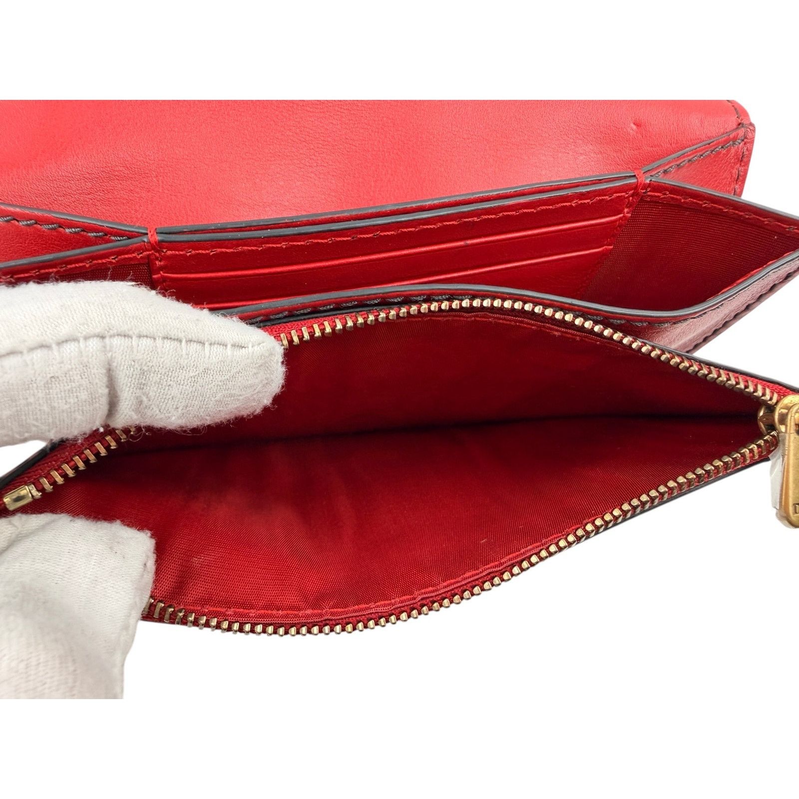 Dior Dior Dioramour Red Clutch with Chained Wristlet Size ONE SIZE - 17 Thumbnail