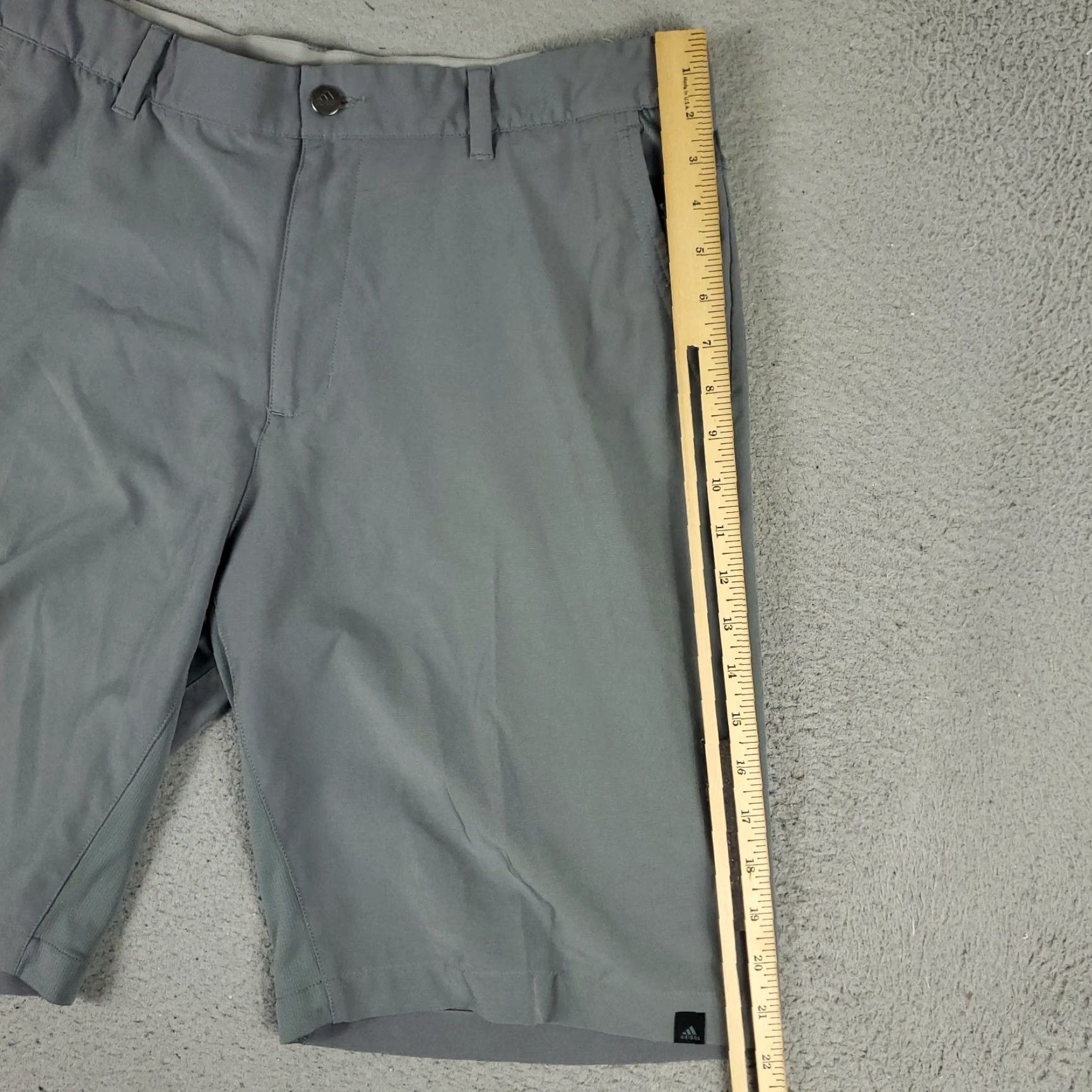 Adidas VINTAGE Adidas Chino Shorts Mens Size 36 Gray Casual Flat Front Microfiber Summer Men's Size US 36 / EU 52 - 5 Thumbnail