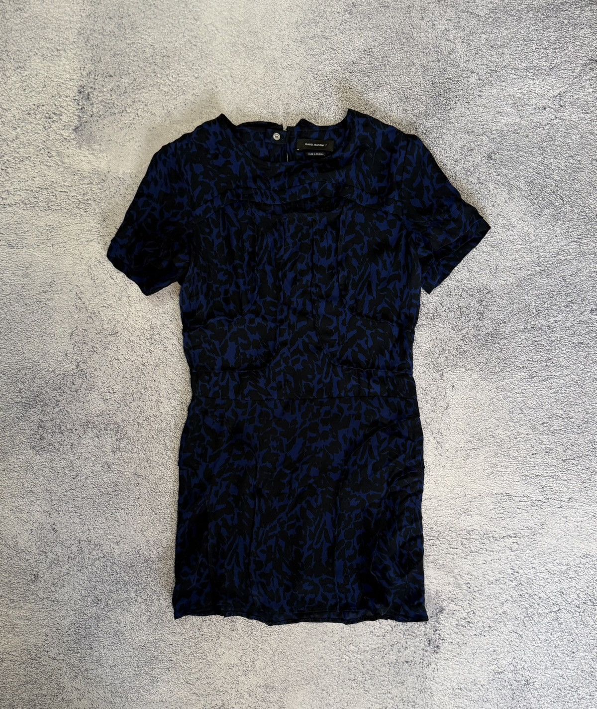 Isabel Marant Isabel Marant Silk Dress Animal Print Draped Mini 36 Size XS / US 0-2 / IT 36-38 - 1 Thumbnail
