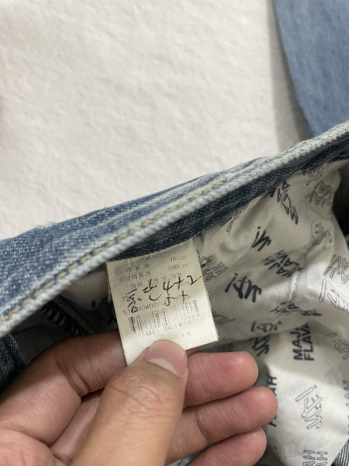 If Six Was Nine × Japanese Brand × Le Grande Bleu (L.G.B.) 2000s Majah Flavah bordir eagle y2k Style Size US 31 - 10 Thumbnail