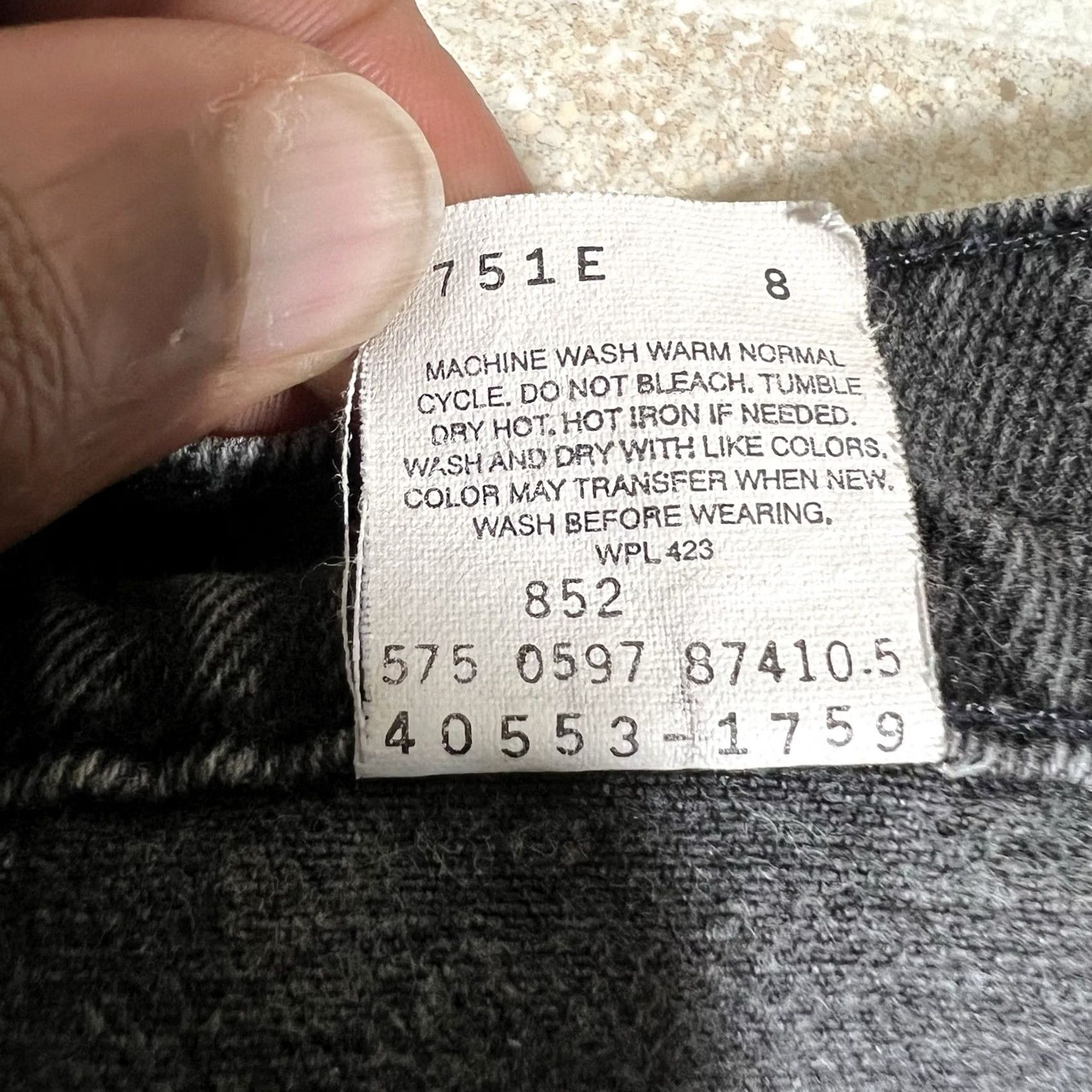 Levi's VINTAGE Levi's Jeans 34x29 Black White Tab Relaxed Straight Leg Made In USA Faded Mens Jeans Size US 34 / EU 50 - 7 Thumbnail