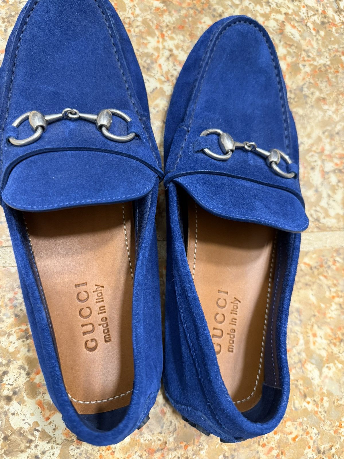Gucci Gucci blue loafers Size US 8.5 / EU 41-42 - 9 Thumbnail