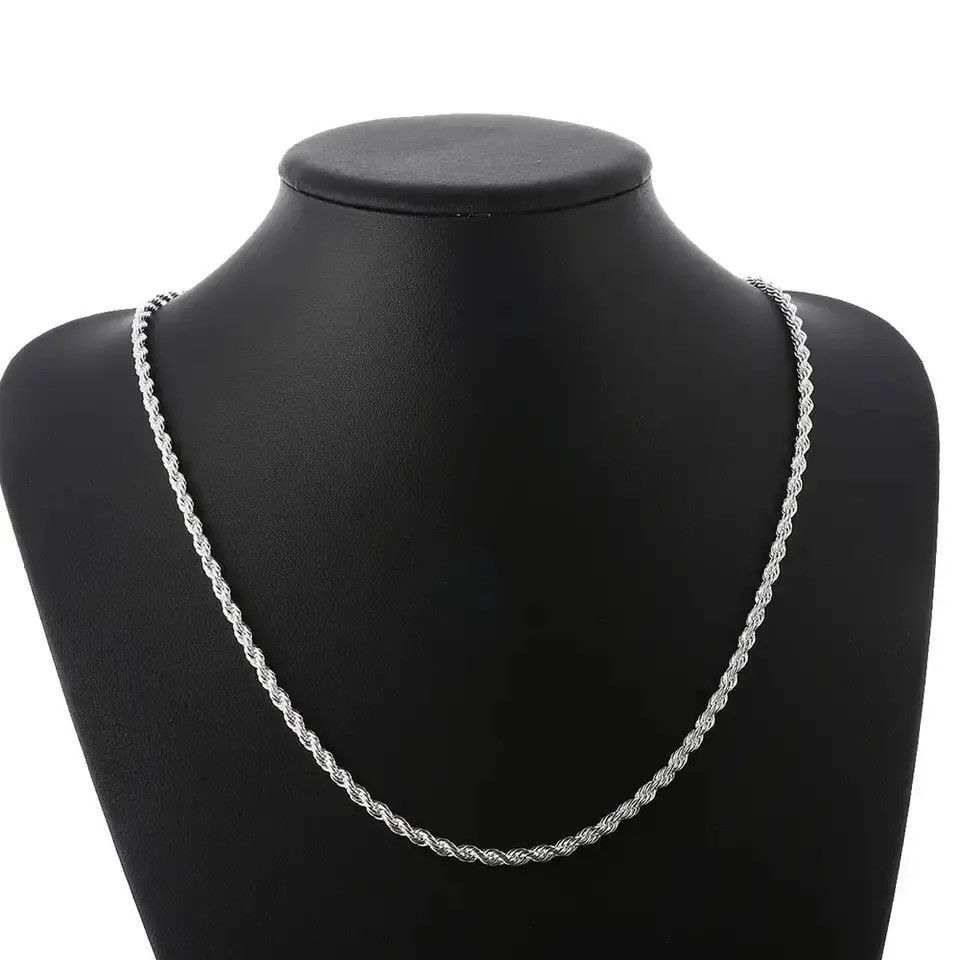 Designer × Jewelry Twisted Rope Necklace🔥🔥🔥 Size ONE SIZE - 3 Thumbnail