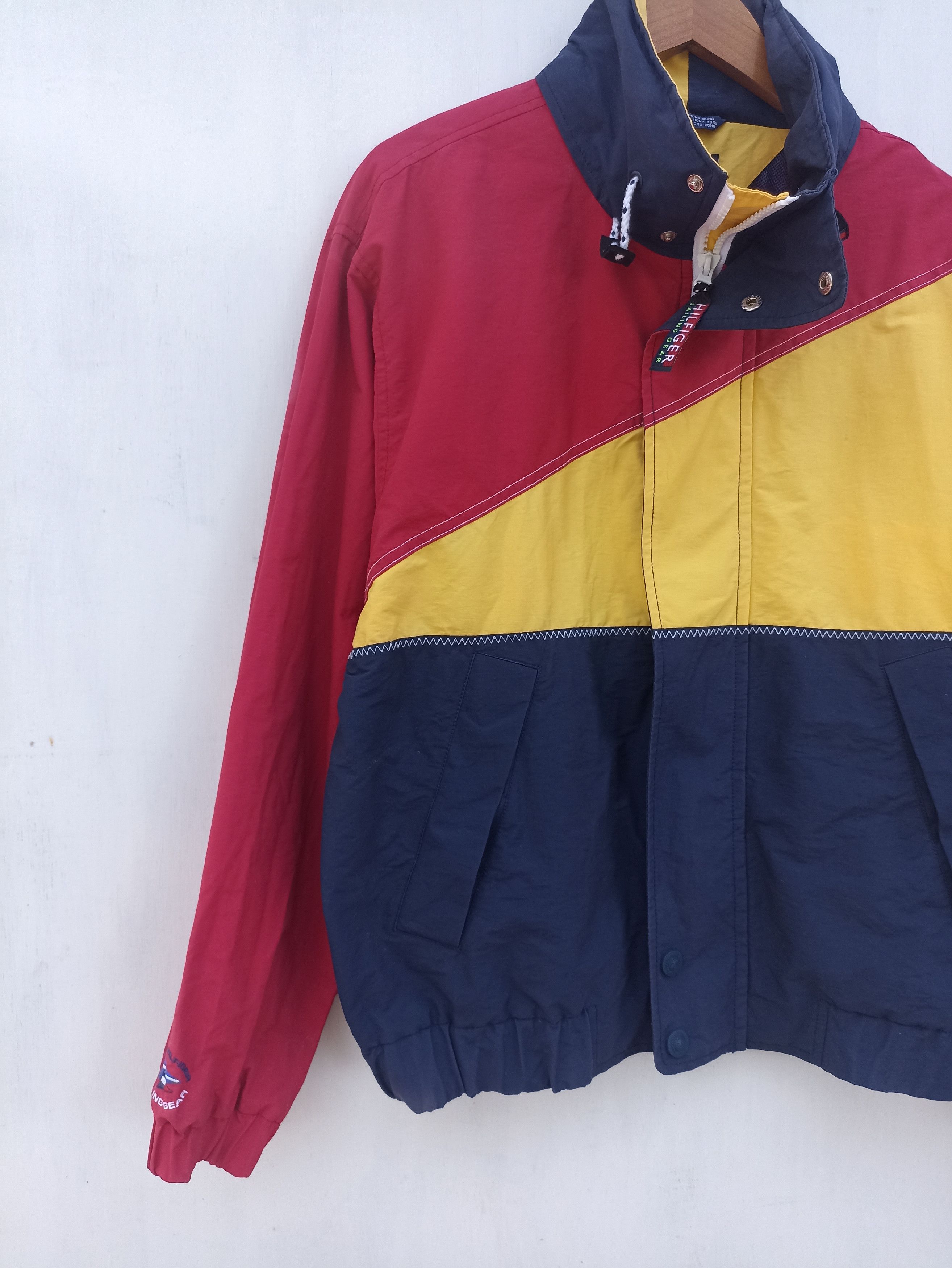 Tommy Hilfiger Vtg 90s Vtg Tommy Hilfiger jacket sailing gear multicolor Size US M / EU 48-50 / 2 - 4 Thumbnail