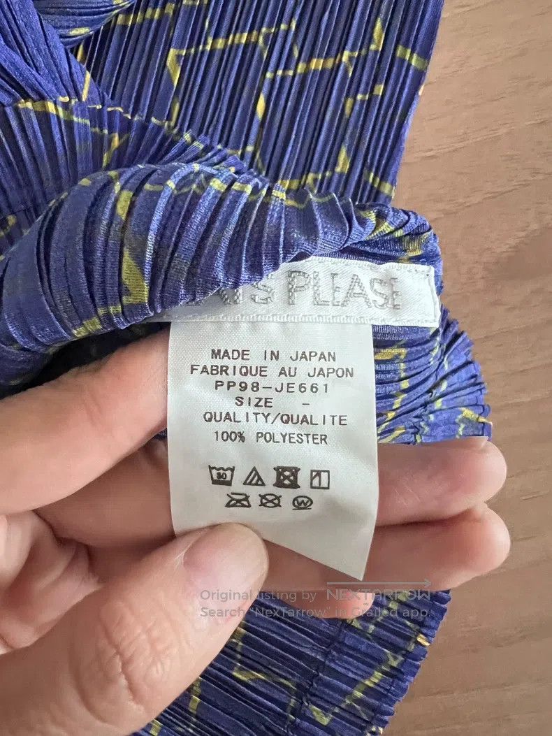 Issey Miyake Issey Miyake size:one size Blue Tank Top Size XXS / US 00 / IT 34 - 3 Thumbnail