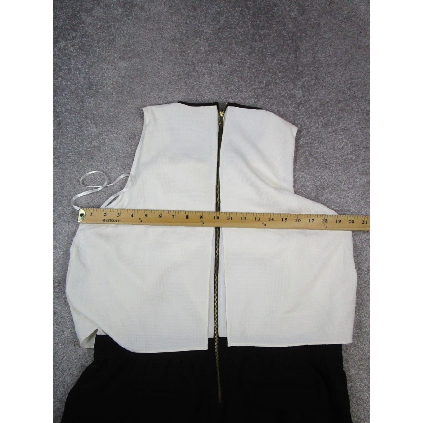 Ted Baker Ted Baker Jumpsuit Womens XL White One-Piece Sleeveless Round Neck Zip Casual Party/Cocktail Travel Size 40" / US 18 - 7 Thumbnail