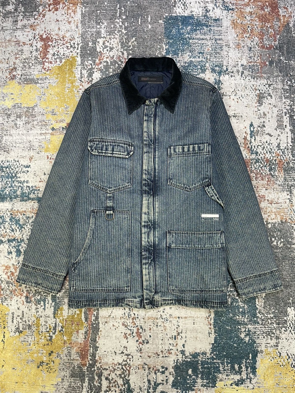 Fragment Design × Levi's Levi’s Fenom x Fragment Design Pinstriped Denim Jacket Size US M / EU 48-50 / 2 - 9 Thumbnail
