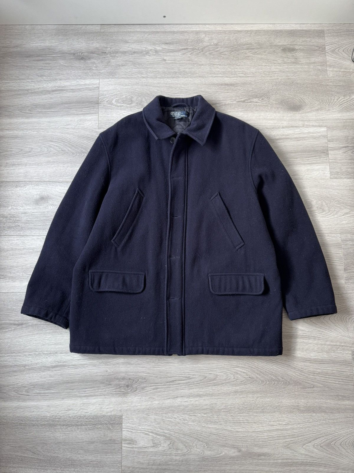 Polo Ralph Lauren Navy wool vintage Ralph Lauren coat, size XL Size US XL / EU 56 / 4 - 1 Thumbnail