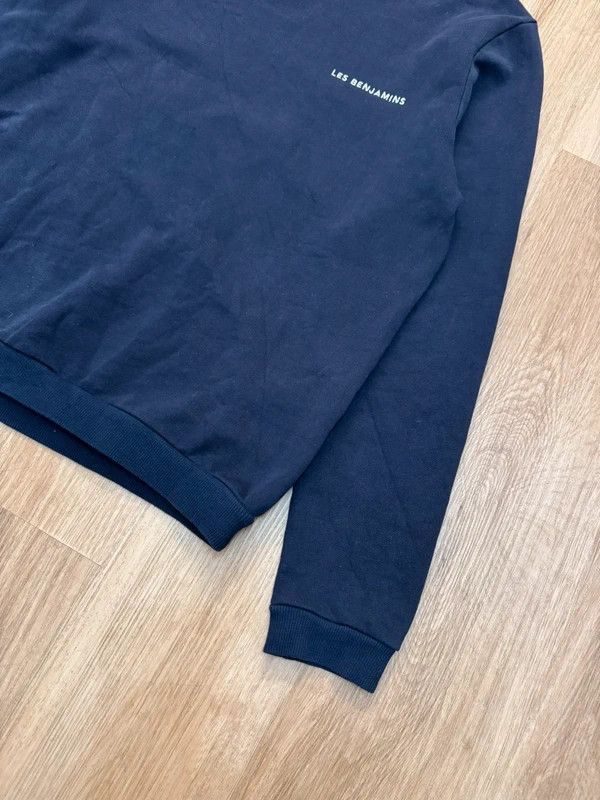 Les Benjamins Les Benjamins Navy Logo Crewneck Sweatshirt size XL Size US XL / EU 56 / 4 - 3 Thumbnail