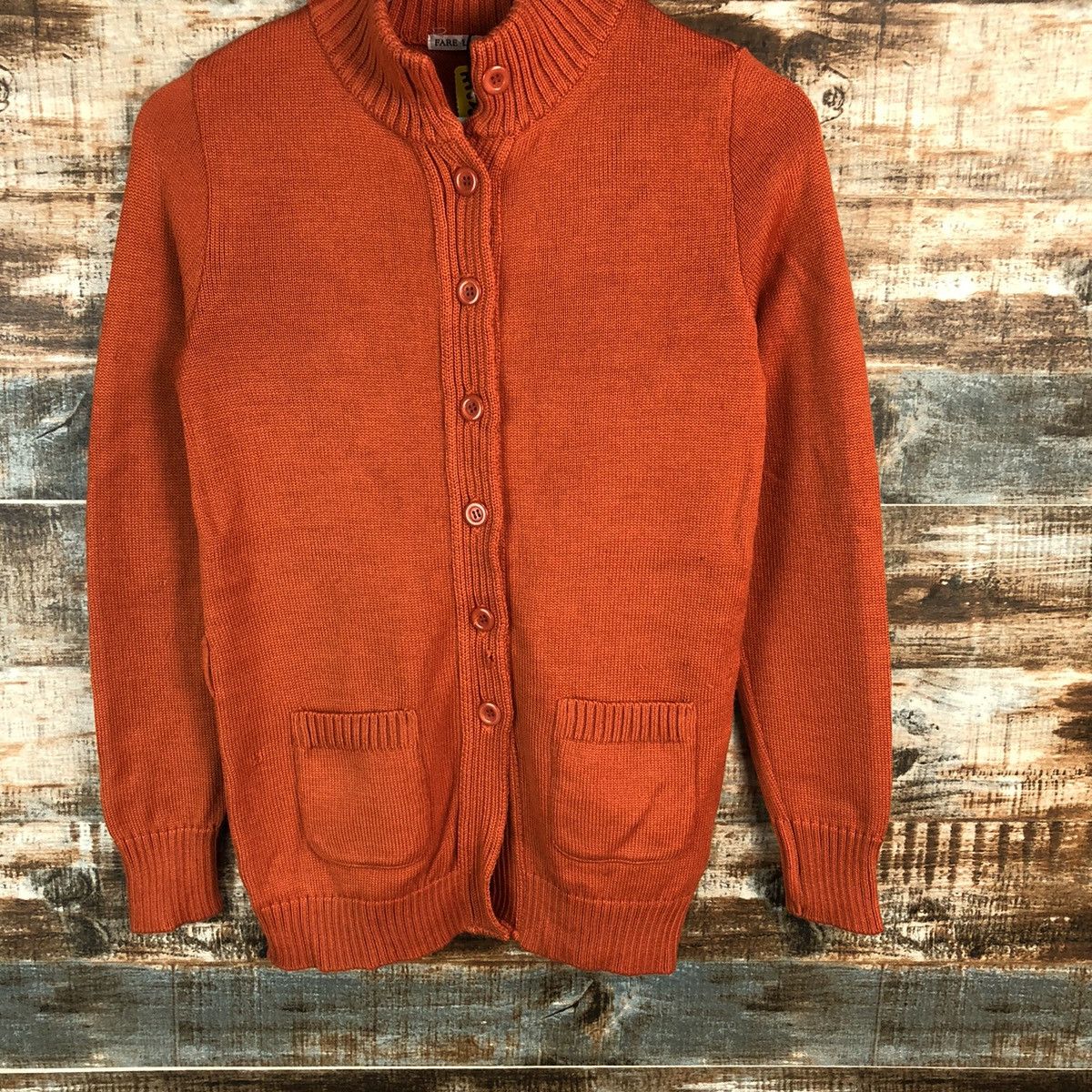 Homespun Knitwear × Japanese Brand Fare La Corte Orange Knitwear #A1825 Size S / US 4 / IT 40 - 3 Thumbnail