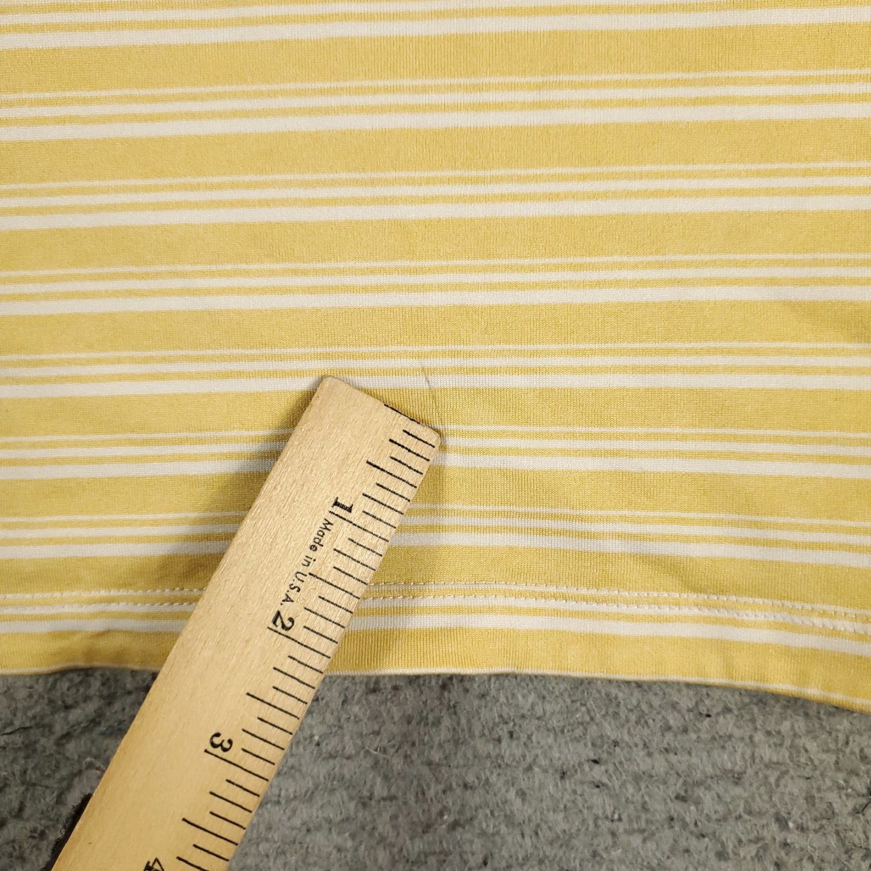 Nike Nike Polo Shirt Mens L Yellow Striped Swoosh Golf Casual Short Sleeve Boy? Size US L / EU 52-54 / 3 - 6 Thumbnail