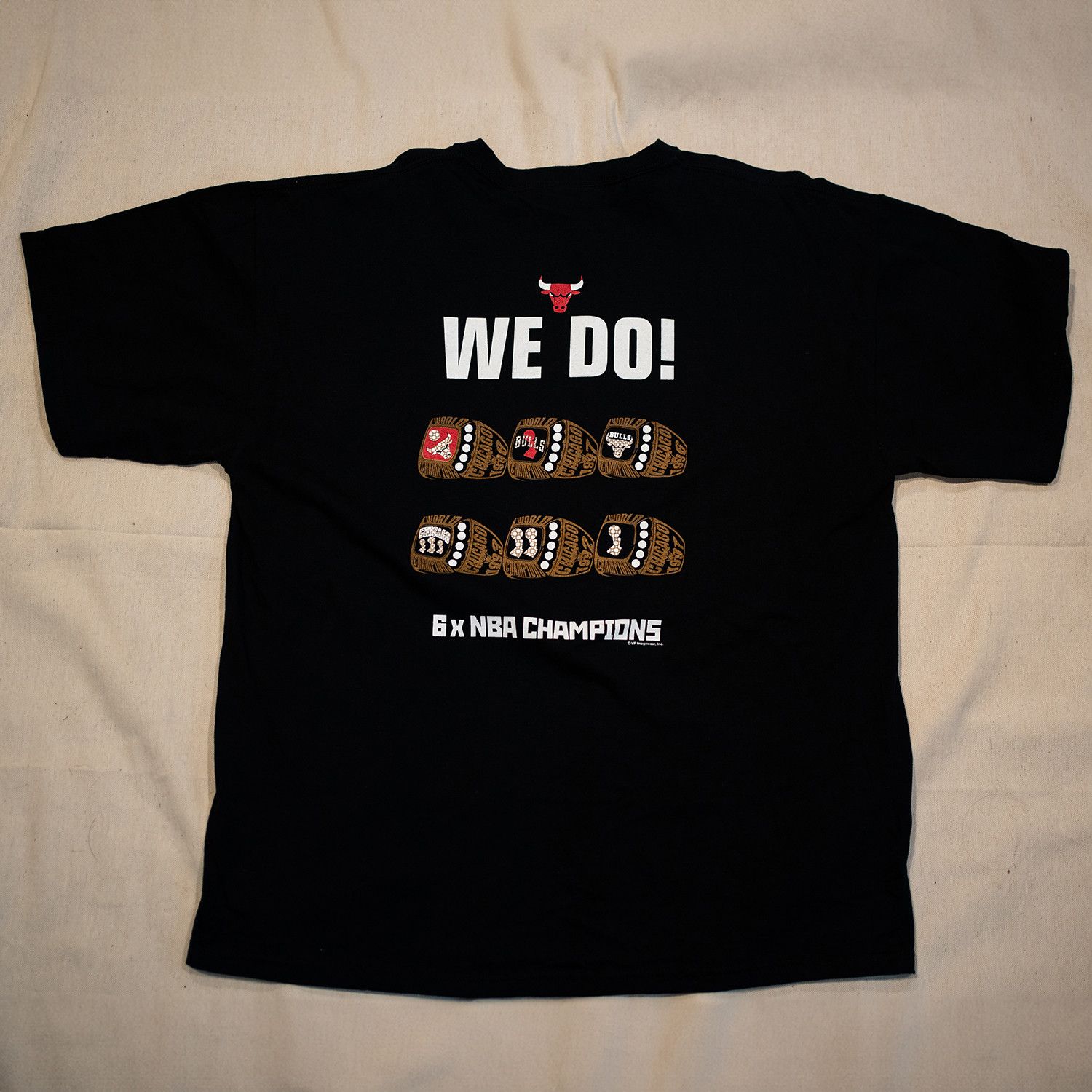NBA Vintage Chicago Bulls Got Rings T Shirt Size US XL / EU 56 / 4 - 2 Thumbnail