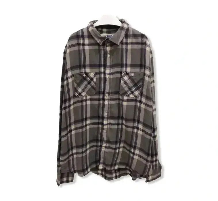 Urban Pipeline Plaid Tartan Flannel Shirt 👕
