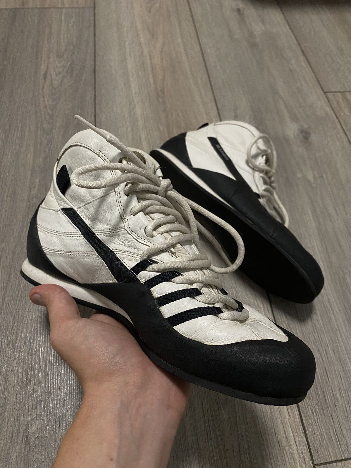 Jil Sander × Puma 🚨 Rare Vintage Puma X Jil Sander Sneakers 90s Leather Y2K Size US 7.5 / EU 40-41 - 4 Thumbnail