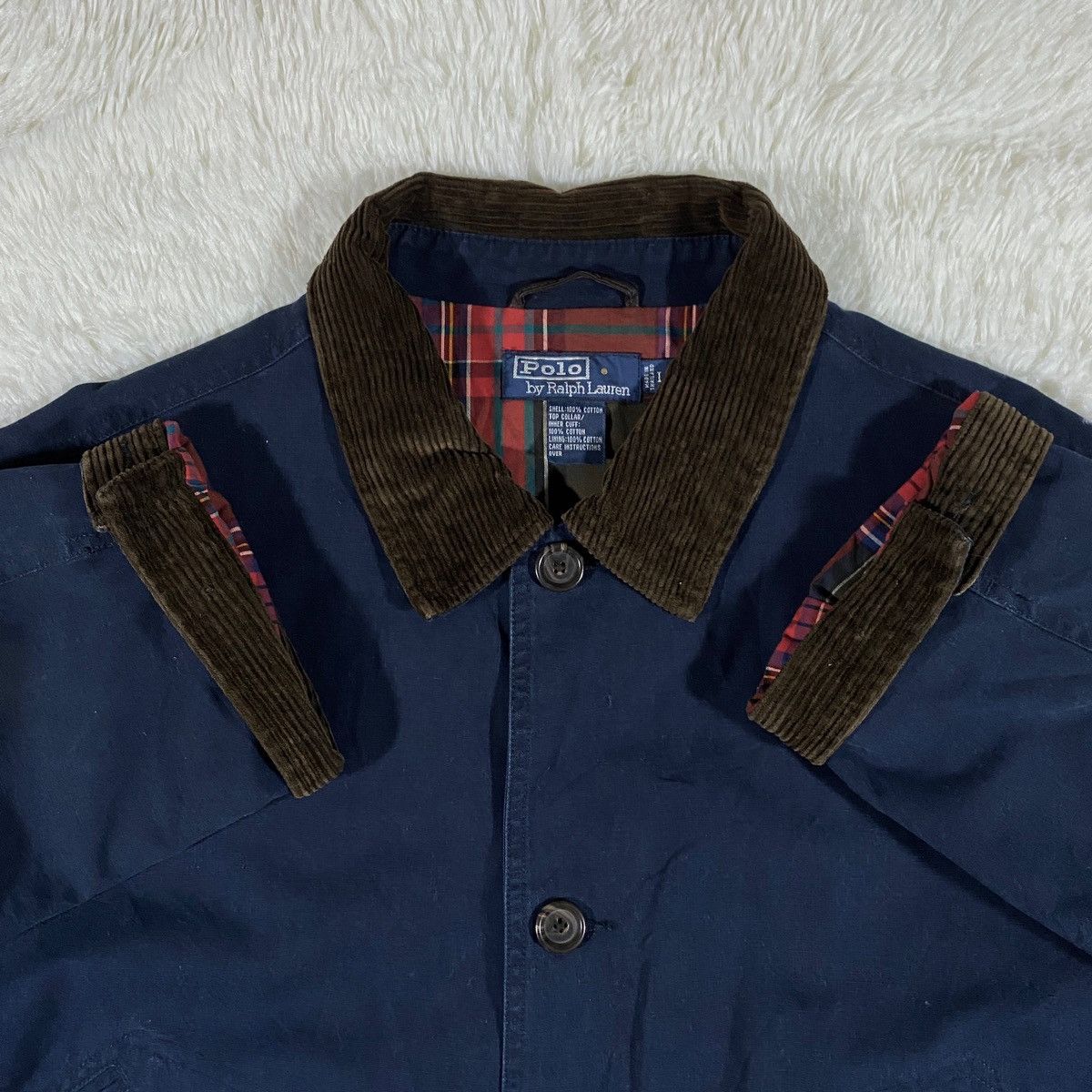 Polo Ralph Lauren × Vintage Ralph Lauren Navy Coat Size US L / EU 52-54 / 3 - 4 Thumbnail