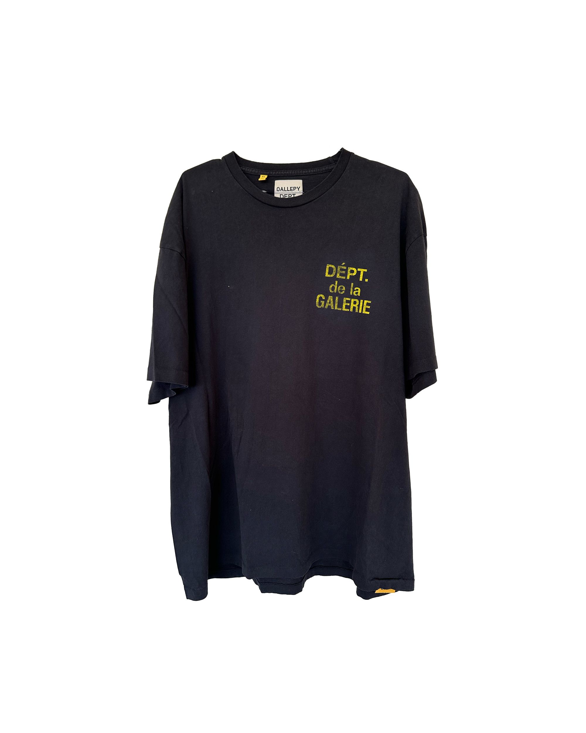 image of Gallery Dept. De La Galerie Logo Tee XL in Black, Men's