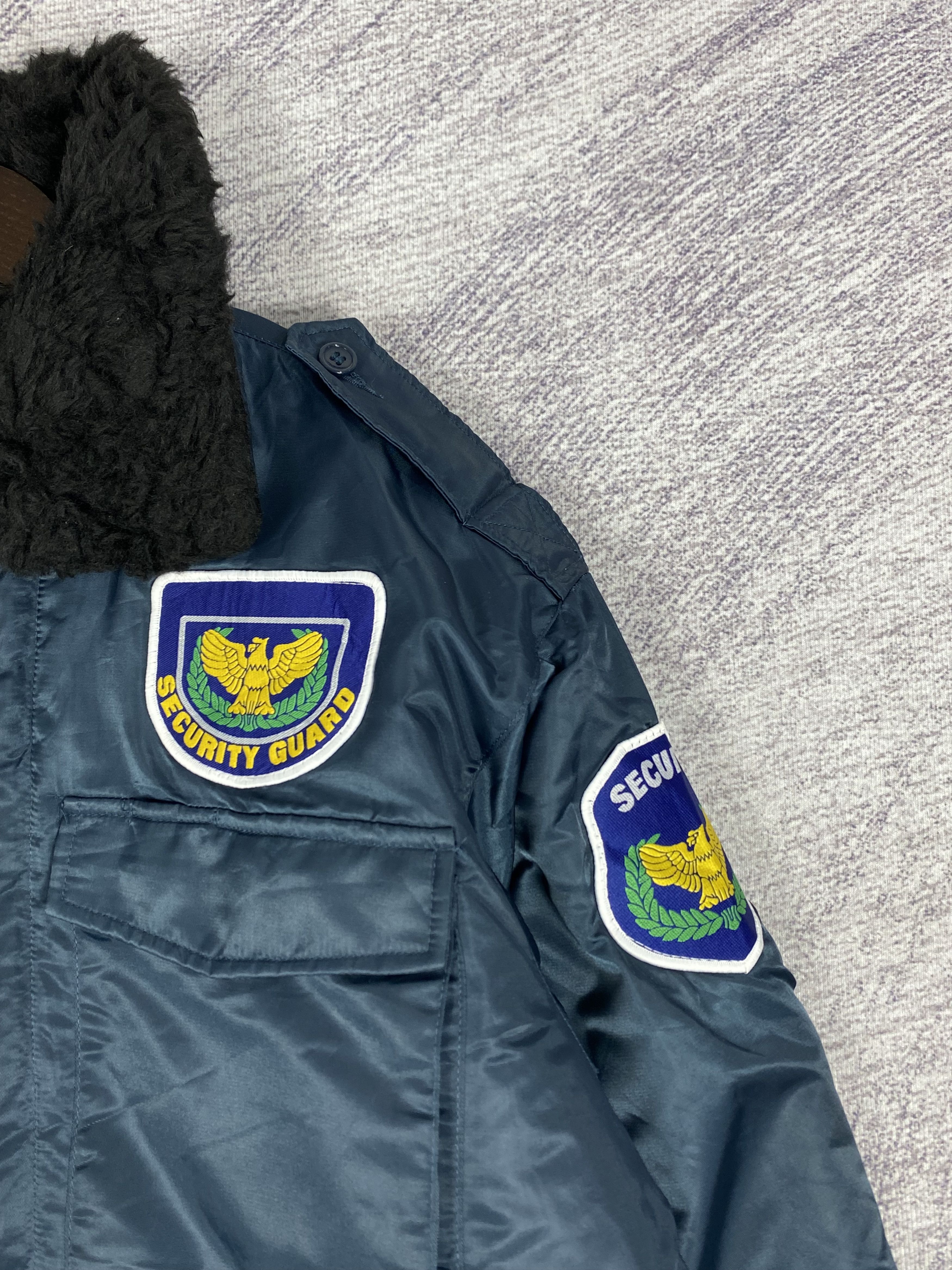 Japanese Brand Vintage G Best Security Guard Quilted Lining Jacket Size US L / EU 52-54 / 3 - 3 Thumbnail