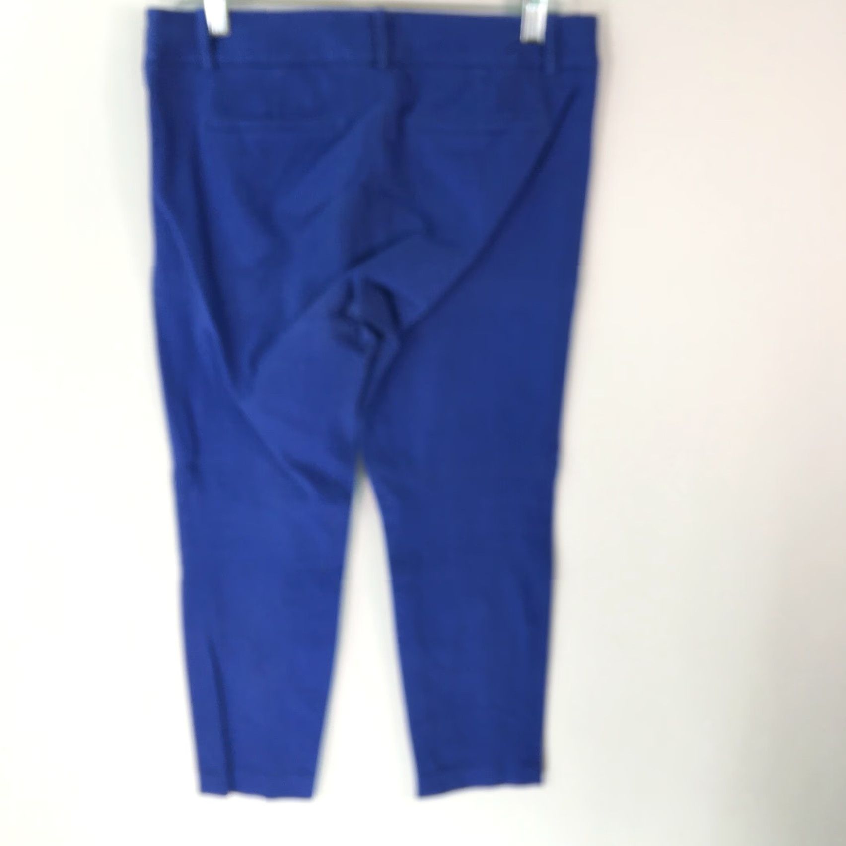 J.Crew VINTAGE J. Crew Women's City Fit Mid Rise Stretch Casual Dress Pants Size 8 Blue Size 32" / US 10 / IT 46 - 2 Thumbnail