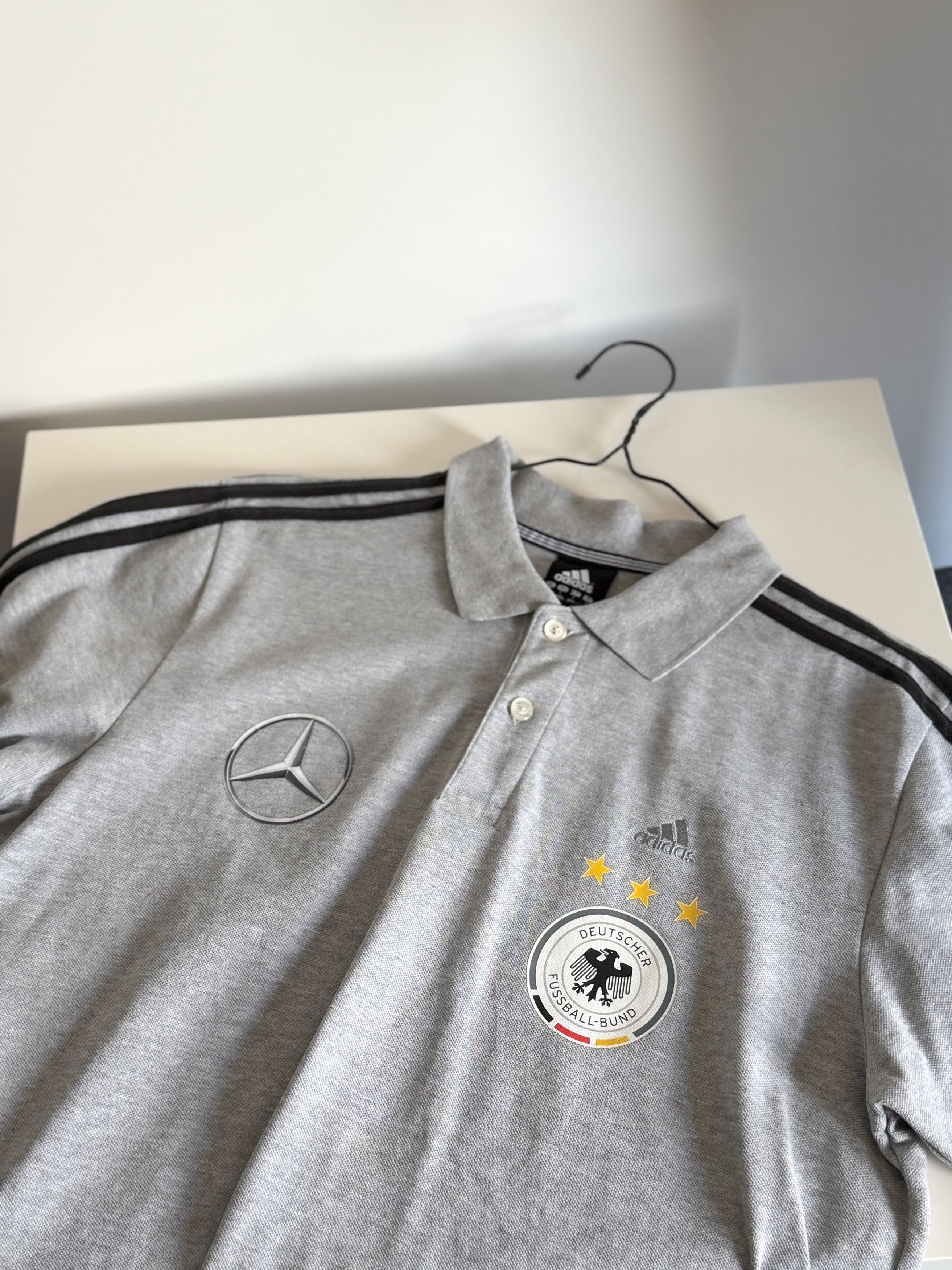 Adidas Adidas x Mercedes-Benz Clima365 Vintage Men’s Polo Shirt Size US L / EU 52-54 / 3 - 2 Thumbnail