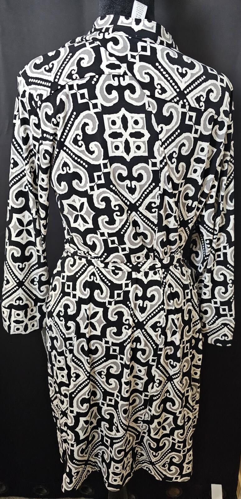 Other NWT Donna Morgan Dress Black & White Womens Size 12 Size XL / US 12-14 / IT 48-50 - 6 Thumbnail