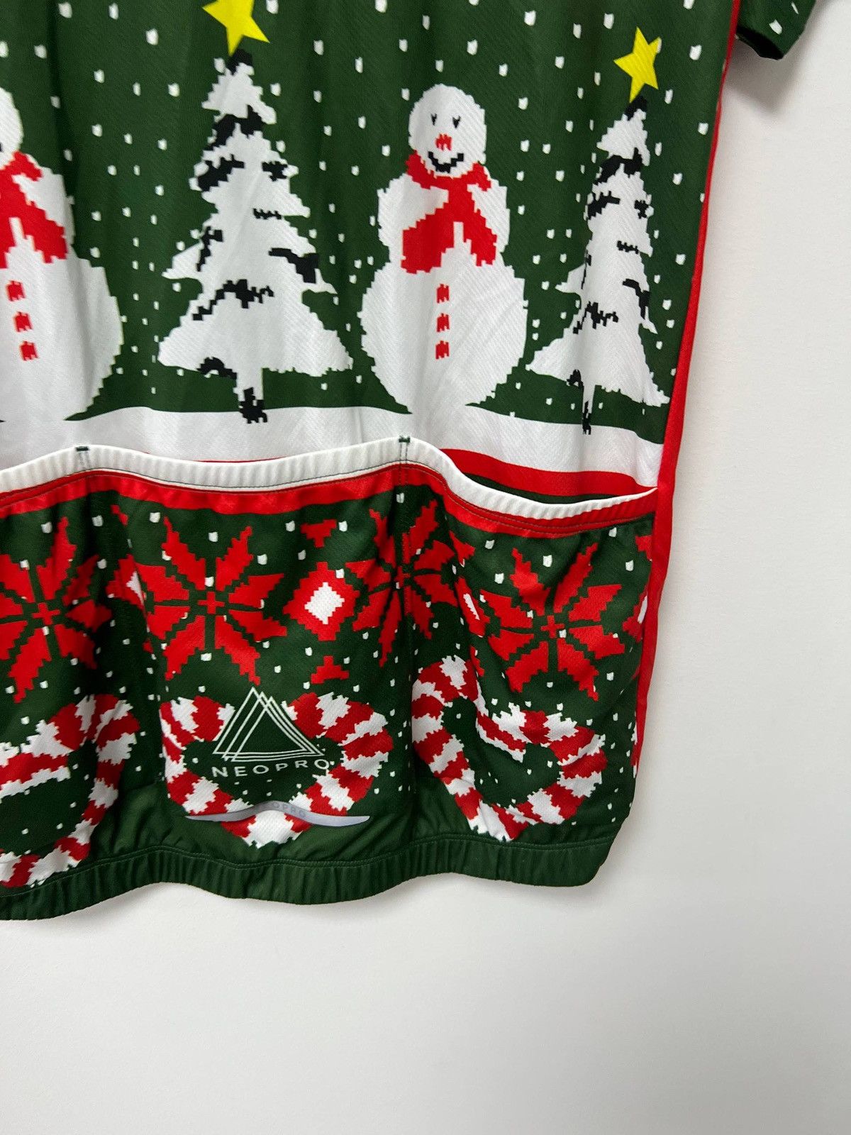 Other Vintage Christmas Holiday Cycling Jersey Racing Bicycle XL Size US XL / EU 56 / 4 - 19 Thumbnail