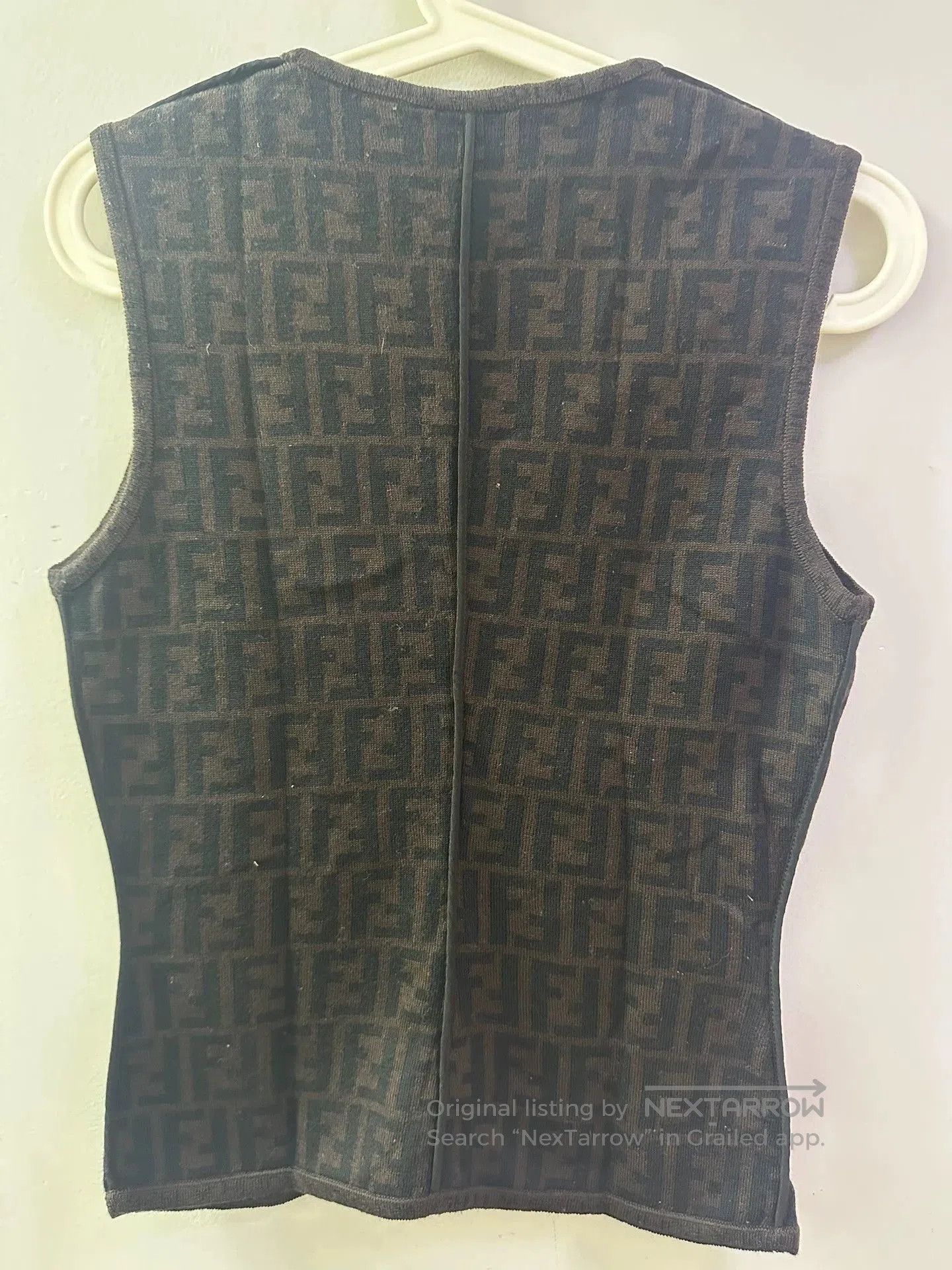 Fendi Fendi Wool Vest with Classic Monogram Design. Size US S / EU 44-46 / 1 - 2 Thumbnail