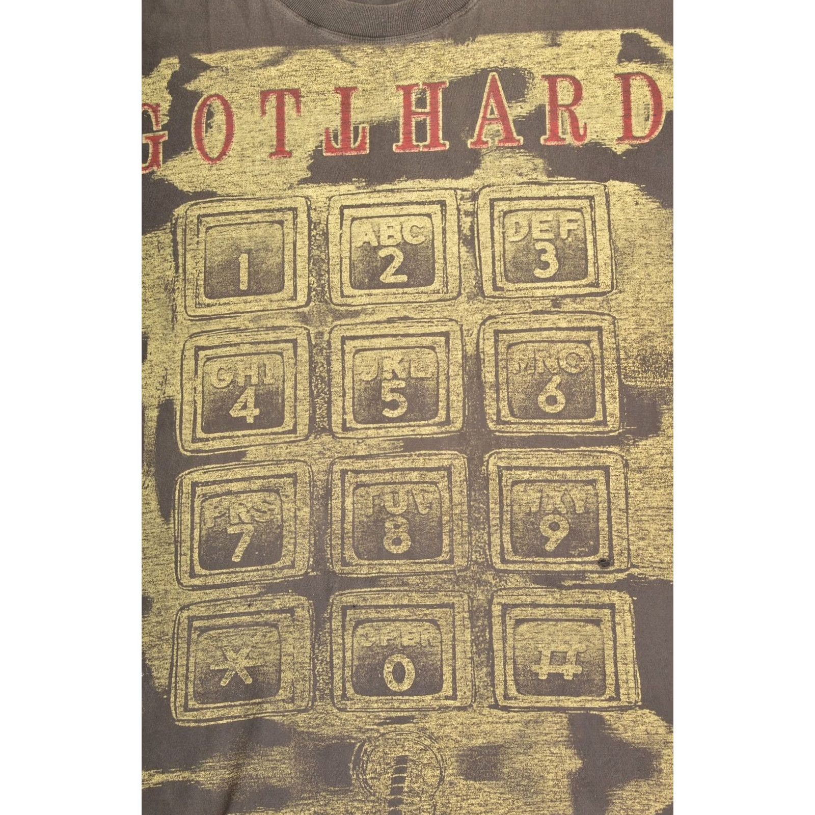 Vintage VINTAGE Hotthard Tour 94 Rock T-Shirt Tee Gray XL Mens Size US XL / EU 56 / 4 - 2 Thumbnail