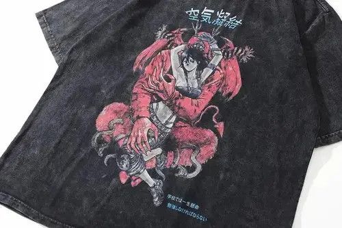 Japanese Brand Manga Anime Printed Tshirt Oversized Size US L / EU 52-54 / 3 - 3 Thumbnail