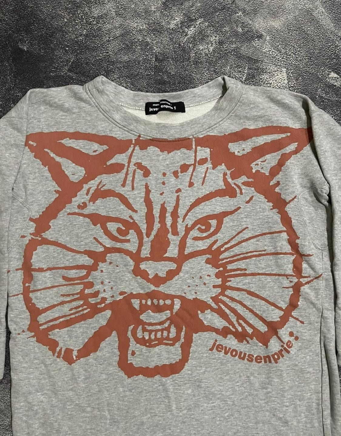 Issey Miyake 2004 Mercibeauoup Angry Cat Jumper Crewneck By Issey Miyake Size L / US 10 / IT 46 - 3 Thumbnail