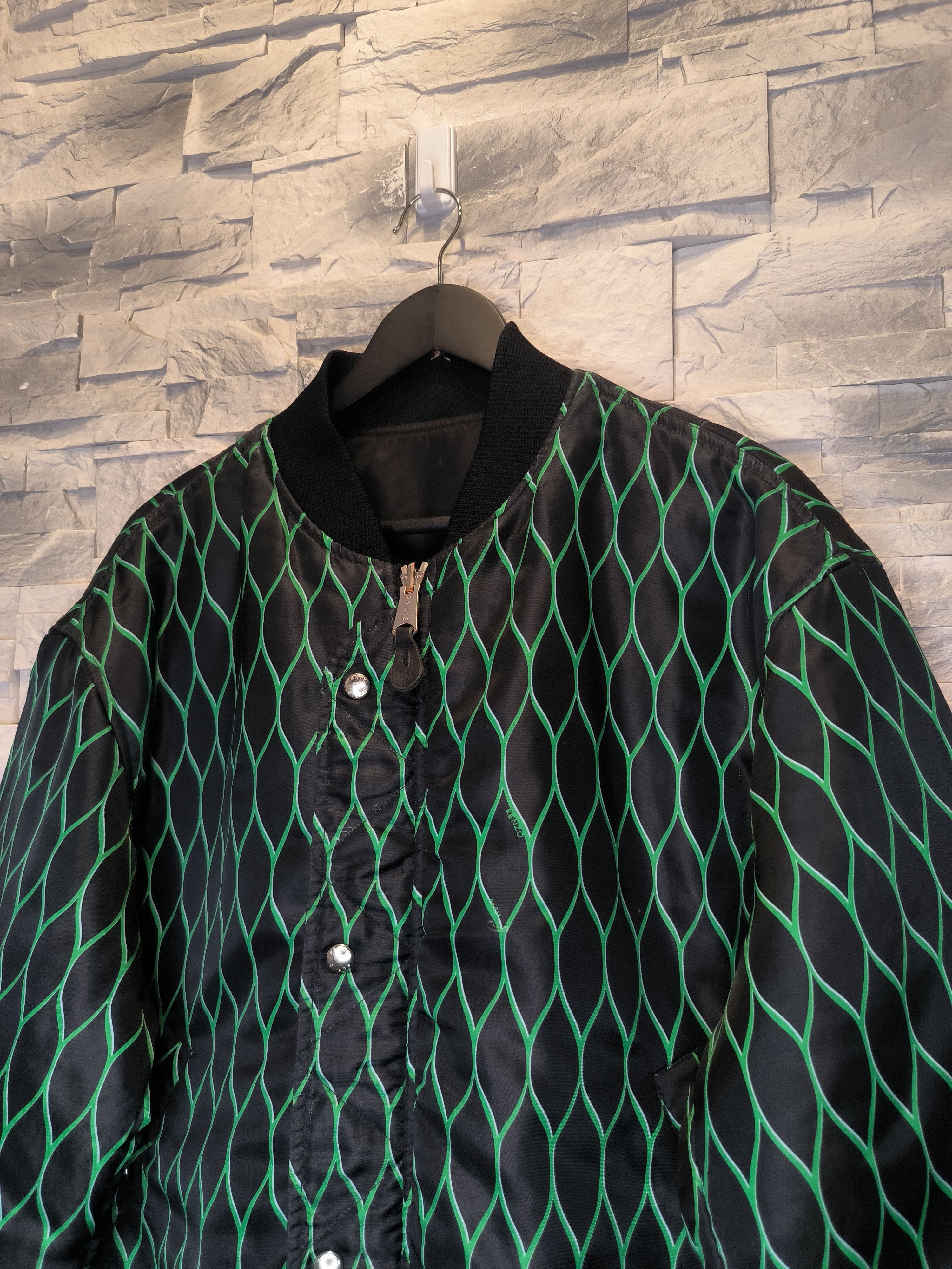 Kenzo Vintage Kenzo x H&M Bomber Jacket Reversible Two Sided Size US L / EU 52-54 / 3 - 3 Thumbnail