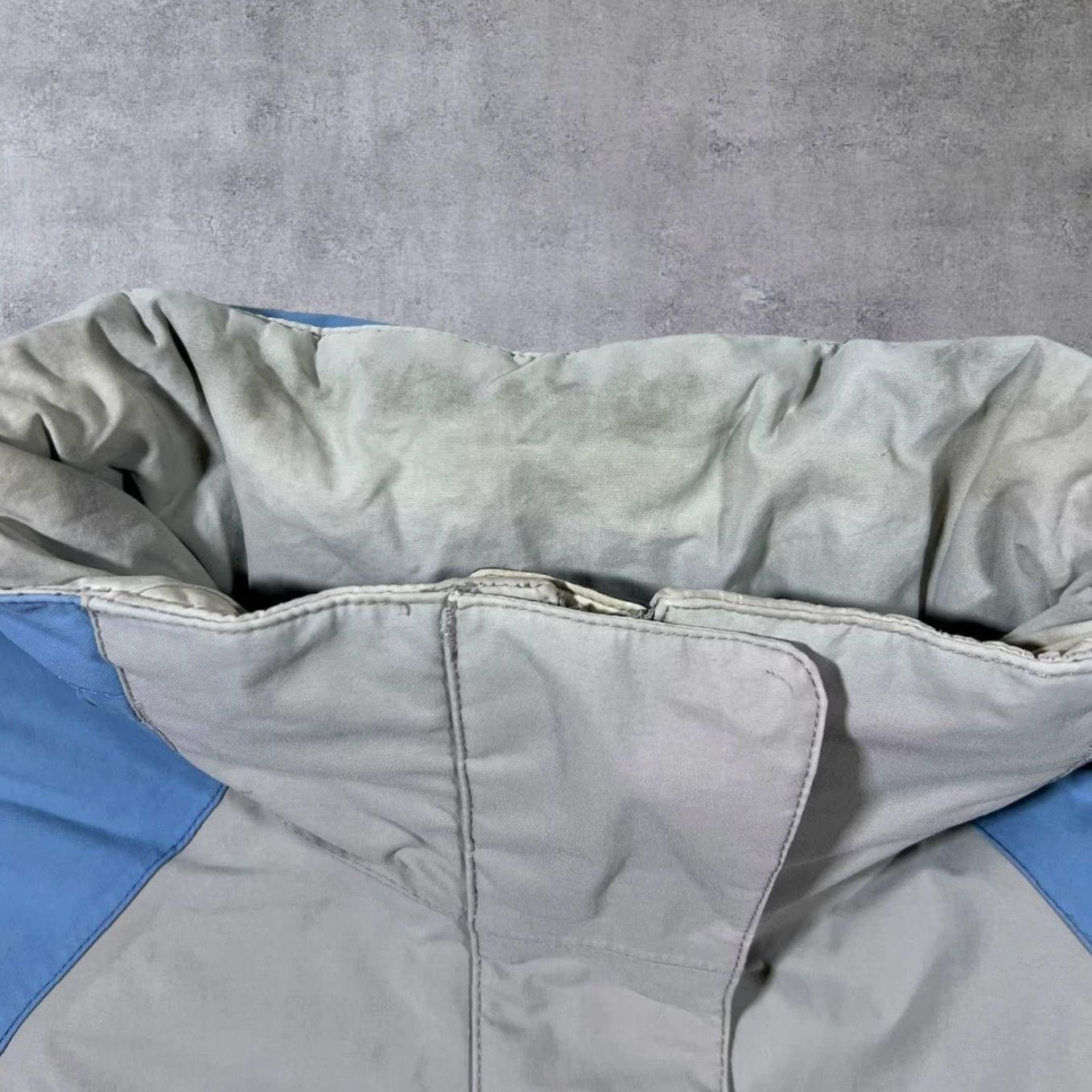 Helly Hansen Helly Hansen Jacket Windbreaker Hooded Nylon Zip Sailing Hiking Blue Beige Large Mens Regular Size L Size US L / EU 52-54 / 3 - 6 Thumbnail