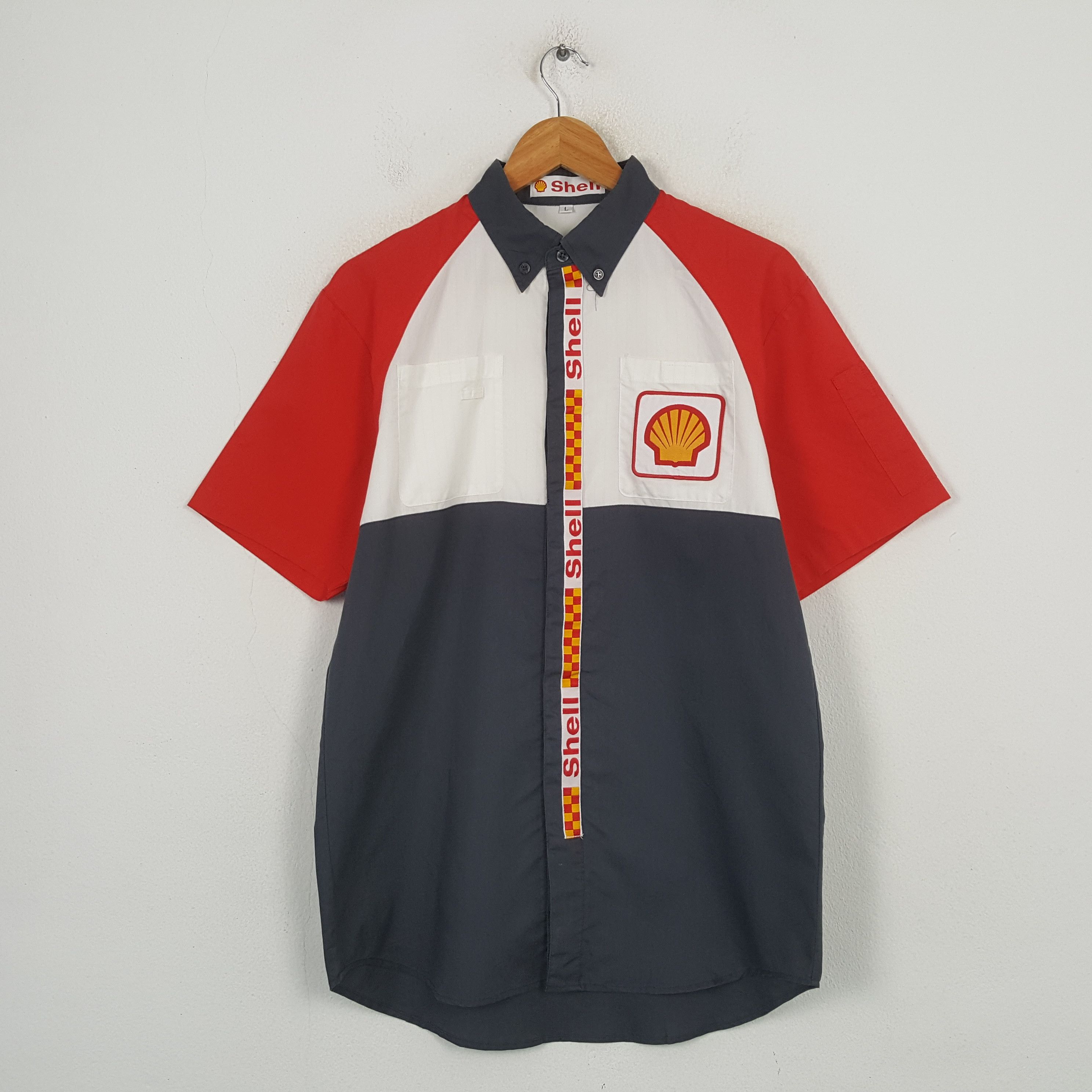 Vintage Vintage Shell Ferrari Formula One Shirt C301N65 Size US M / EU 48-50 / 2 - 3 Thumbnail
