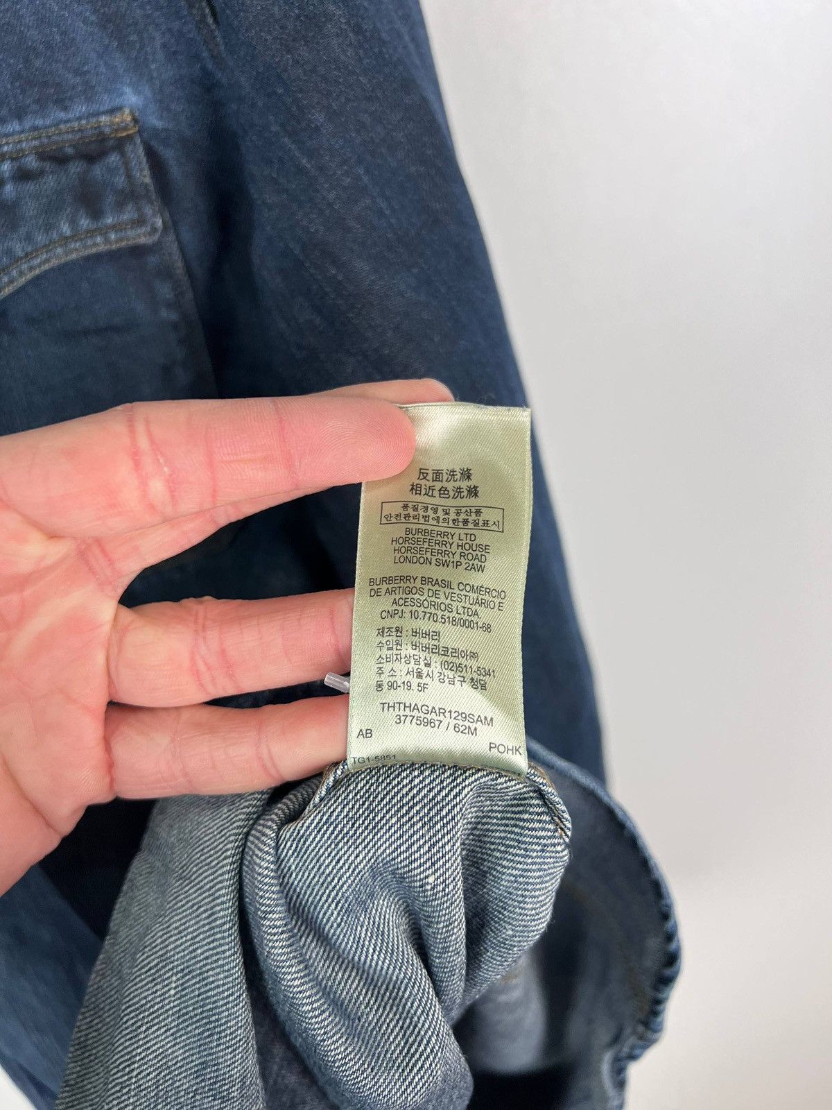 Burberry Burberry Brit luxury denim shirt size M Size US M / EU 48-50 / 2 - 6 Thumbnail