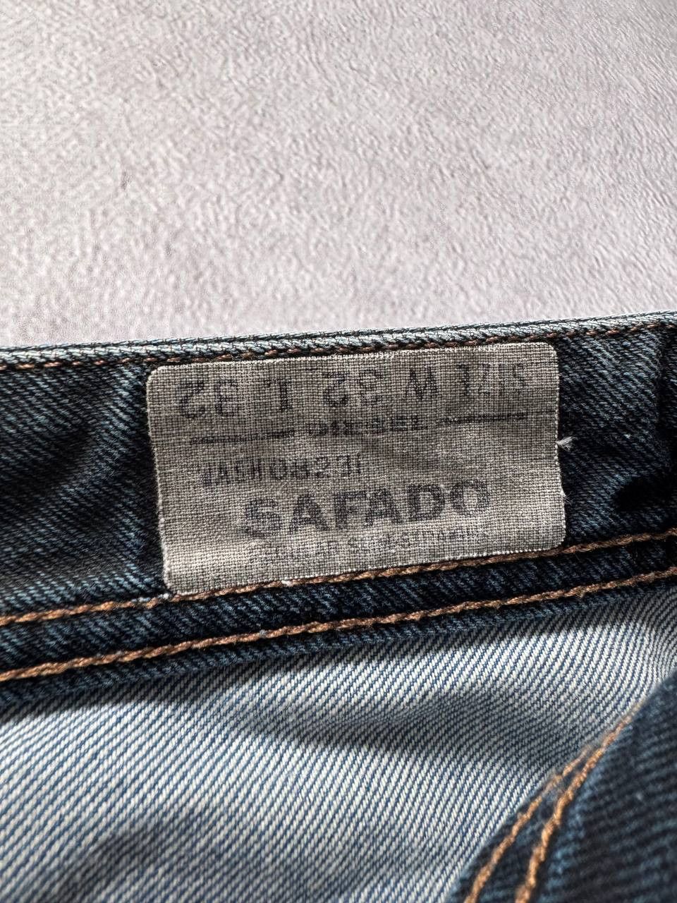 Diesel Diesel Safado 0823l Washed Dark Blue Denim Jeans Size US 32 / EU 48 - 10 Thumbnail