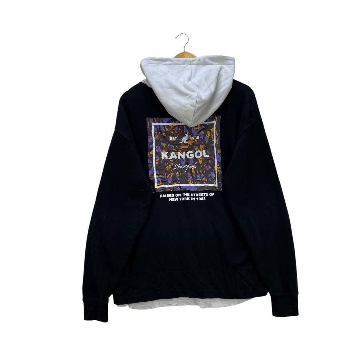 Kangol 💥Vintage Kangol Hoodie Nice Graphic Printed Pullover Size US M / EU 48-50 / 2 - 2 Thumbnail