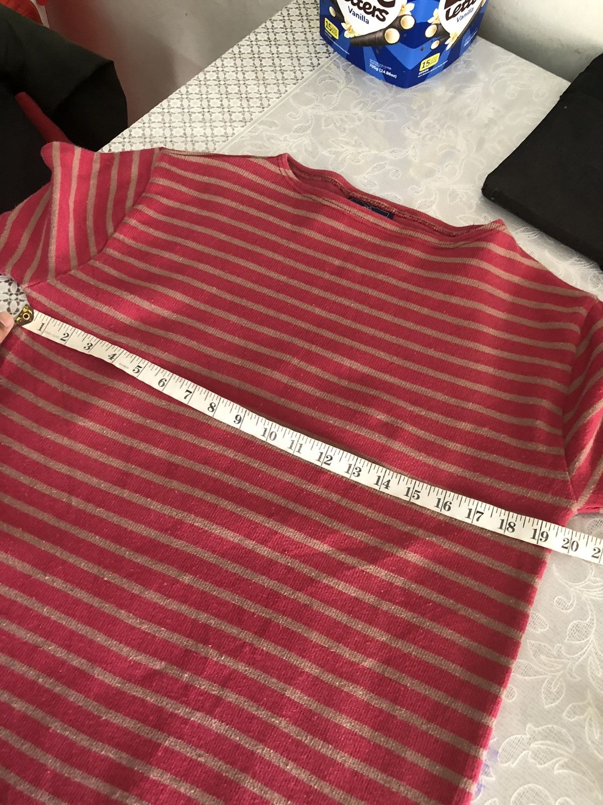 Saint James Vintage 90s Saint James Heavyweight Cotton Striped Breton Size US M / EU 48-50 / 2 - 11 Thumbnail