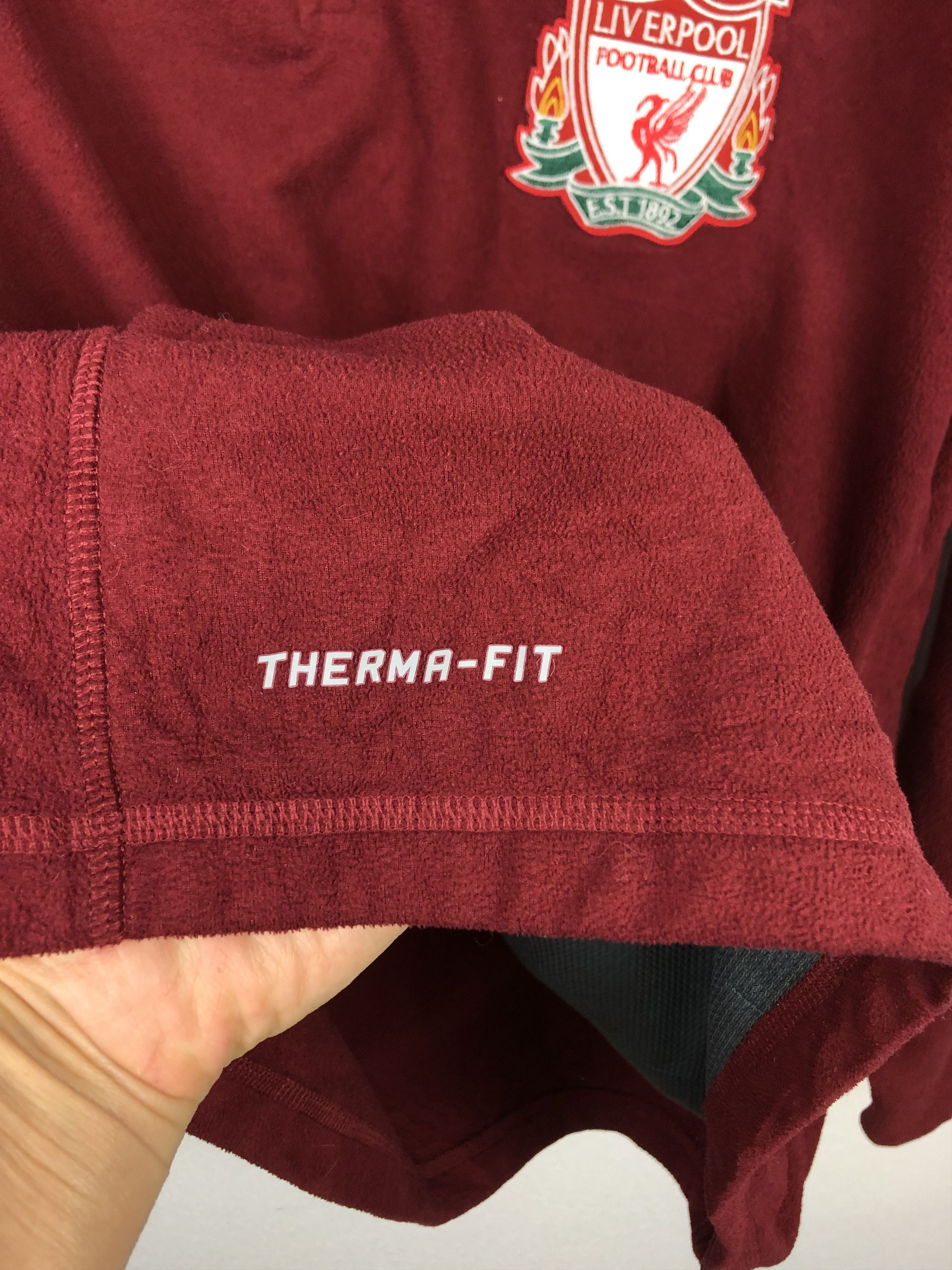 Nike Nike Liverpool Jacket Therma Fit Soccer Sweatshirt Warm Size US XL / EU 56 / 4 - 6 Thumbnail