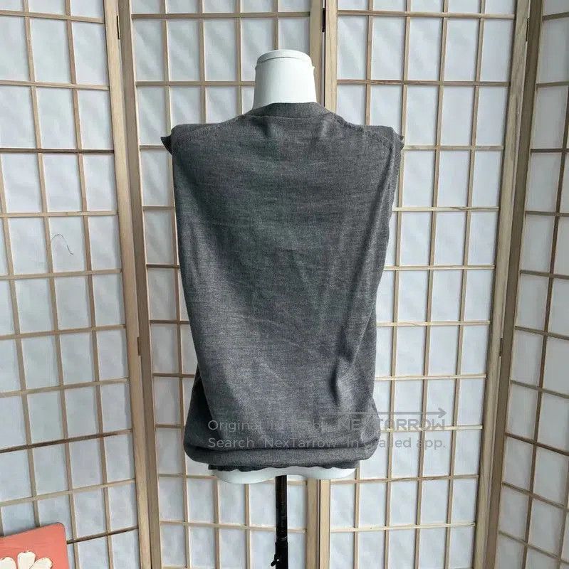 Miu Miu Miu Miu Gray Wool Women's Cardigan . Size M / US 6-8 / IT 42-44 - 2 Thumbnail
